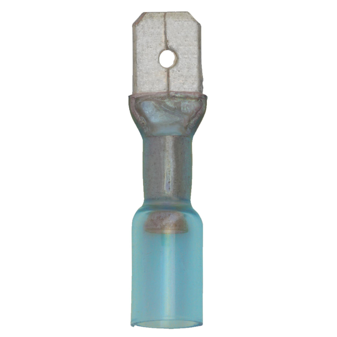 Sealey Heat Shrink Push-On Terminal 6.3mm Male Blue Pack of 25