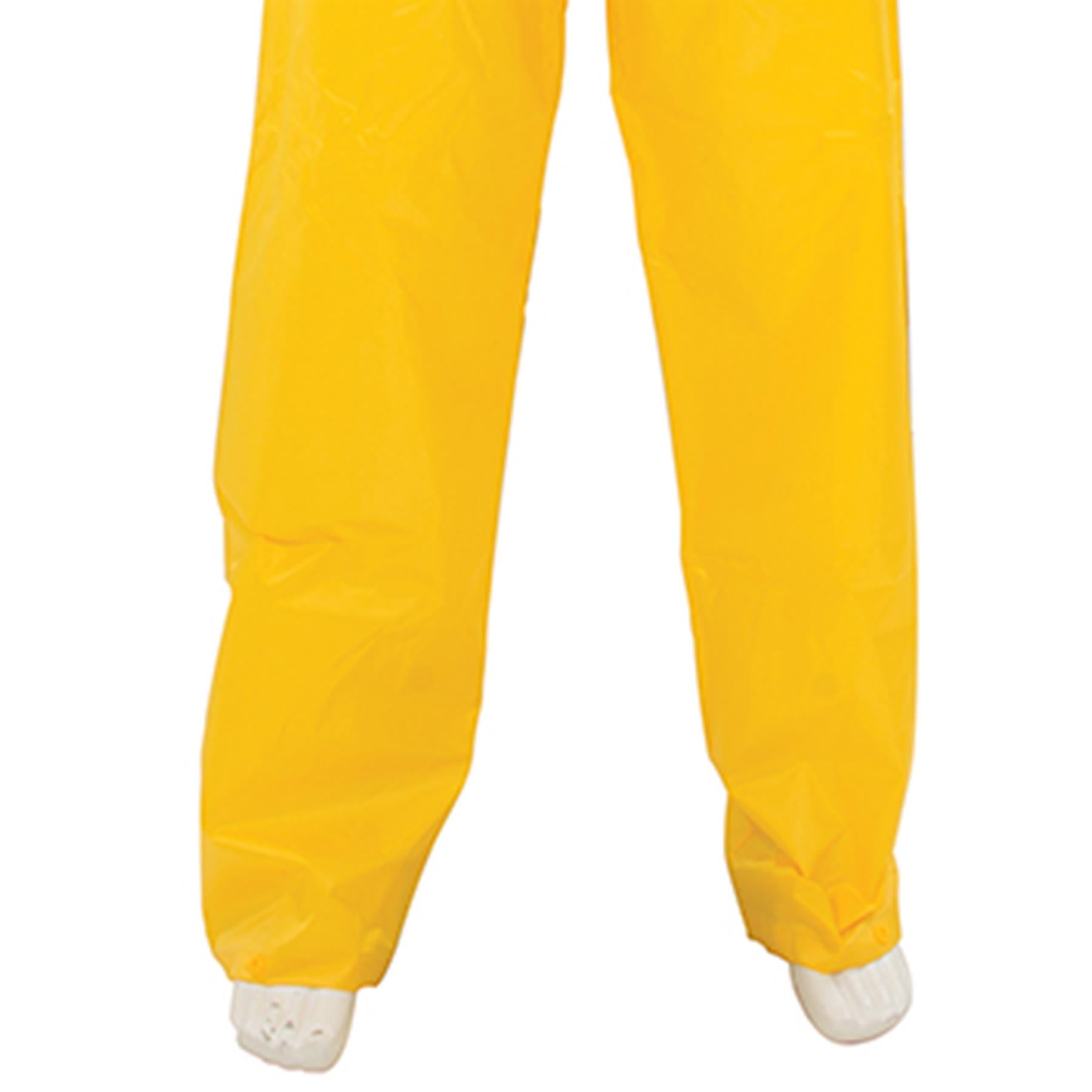 2Pce Rain Suit Yellow M 72cm - 126cm (28 - 50") Includes Hood With Neck Cord