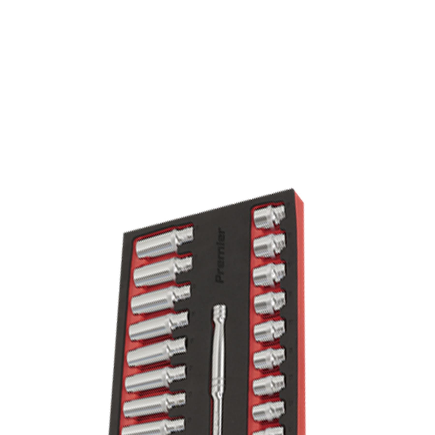 Sealey Ratchet Wrench & Socket Set 25pc 3/8"Sq Drive