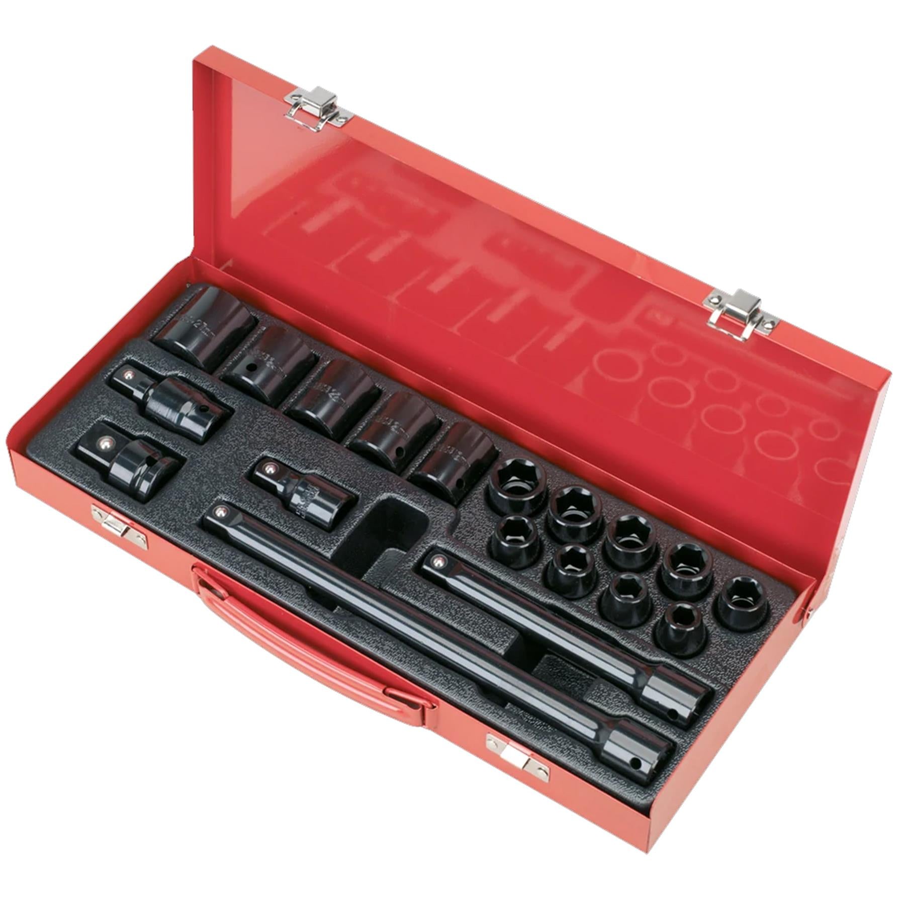 Sealey Impact Socket Set 19pc 1/2"Sq Drive Metric