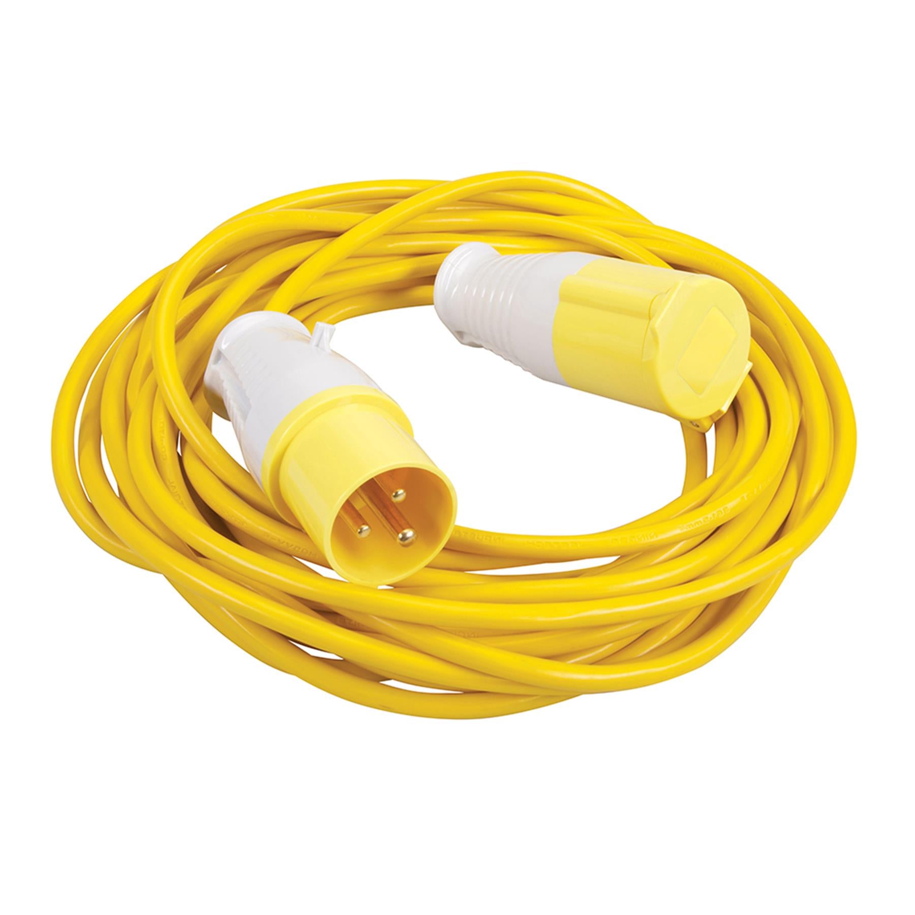 Heavy Duty Extension Lead 16A 110V 10M Home Camping Caravan Industrial Hook Up