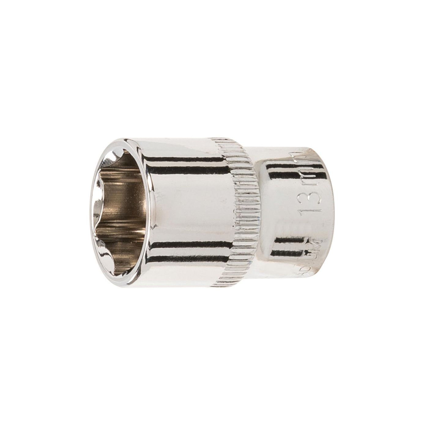 Quality Socket 1/4" Drive Metric Hex Square 13mm Individual Hex Polished Crv