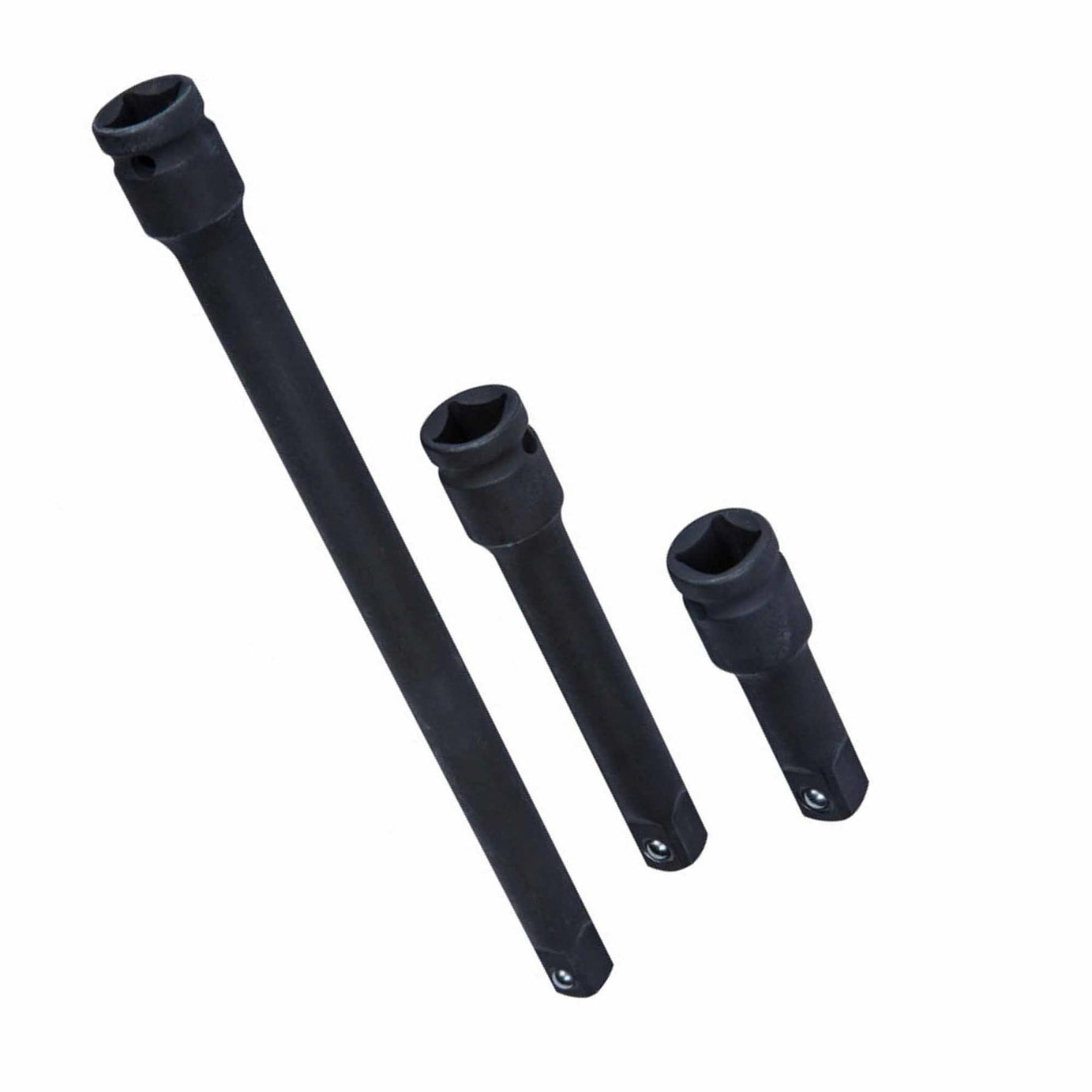 BlueSpot 3Pce 1/2" Impact Socket Extension Bar Set 75, 125, 250mm