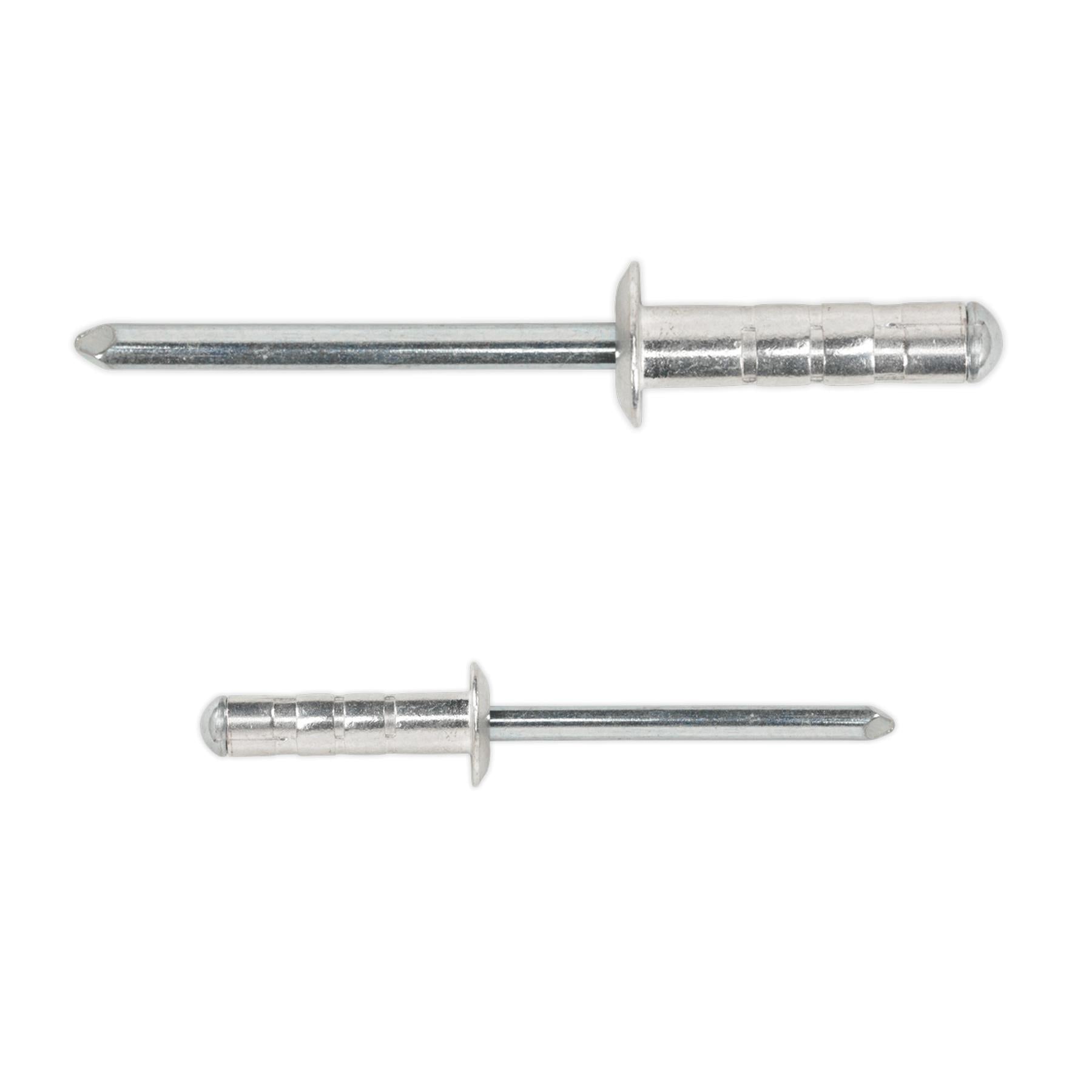Sealey Aluminium Multi-Grip Rivet Std Flange 3.2 x 13mm Pack of 200