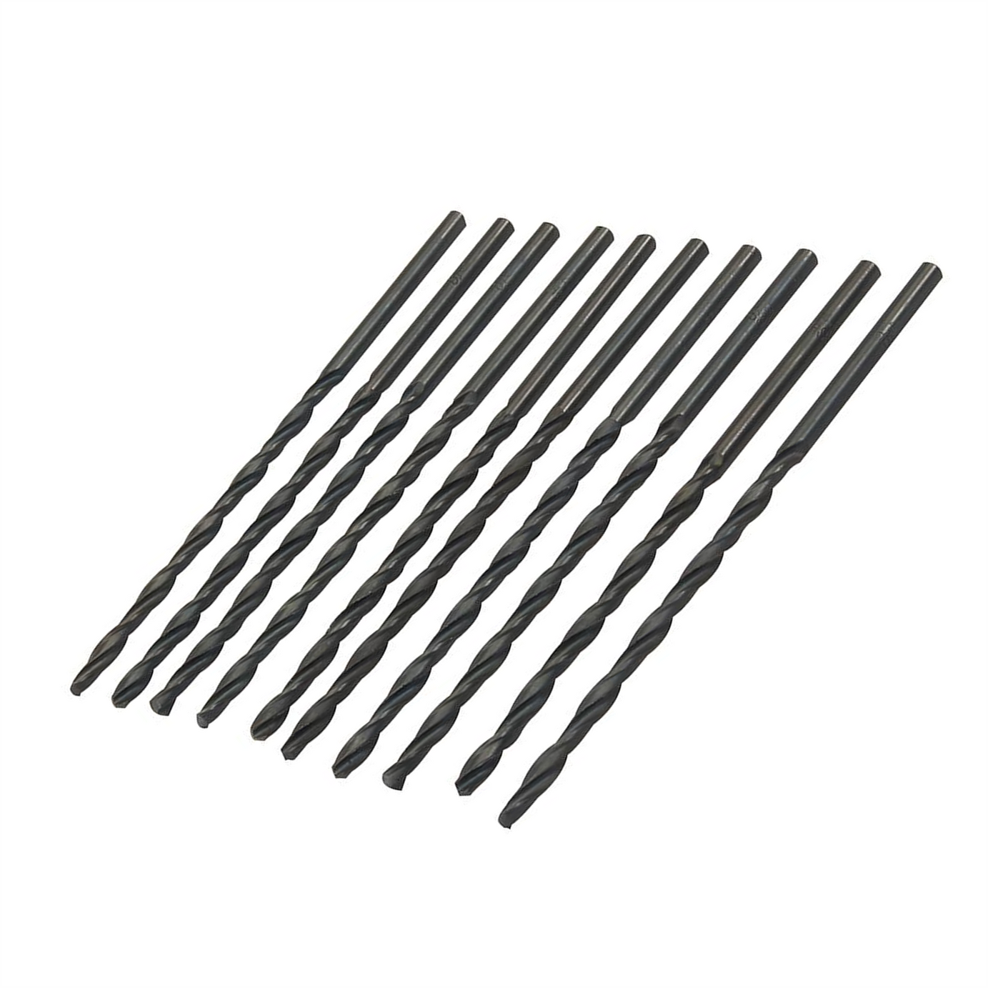 Long HSS Metric Jobber Drill Bits 4.5 x 126mm Metal Steel Wood Plastic 10pk