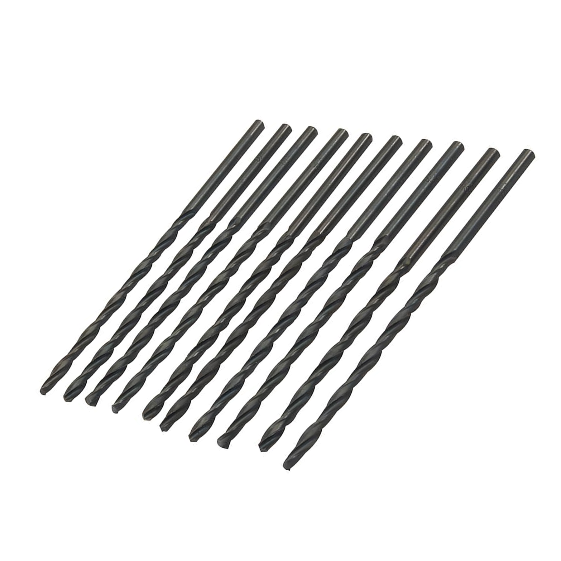Long HSS Metric Jobber Drill Bits 4.5 x 126mm Metal Steel Wood Plastic 10pk