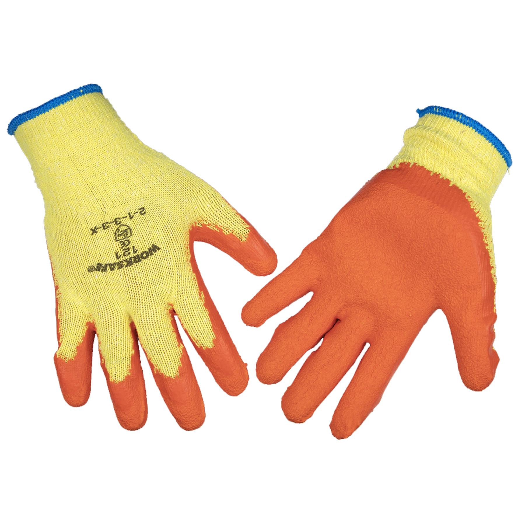 Sealey Super Grip Knitted Gloves Latex Palm (Large)-Pack of 6 Prs