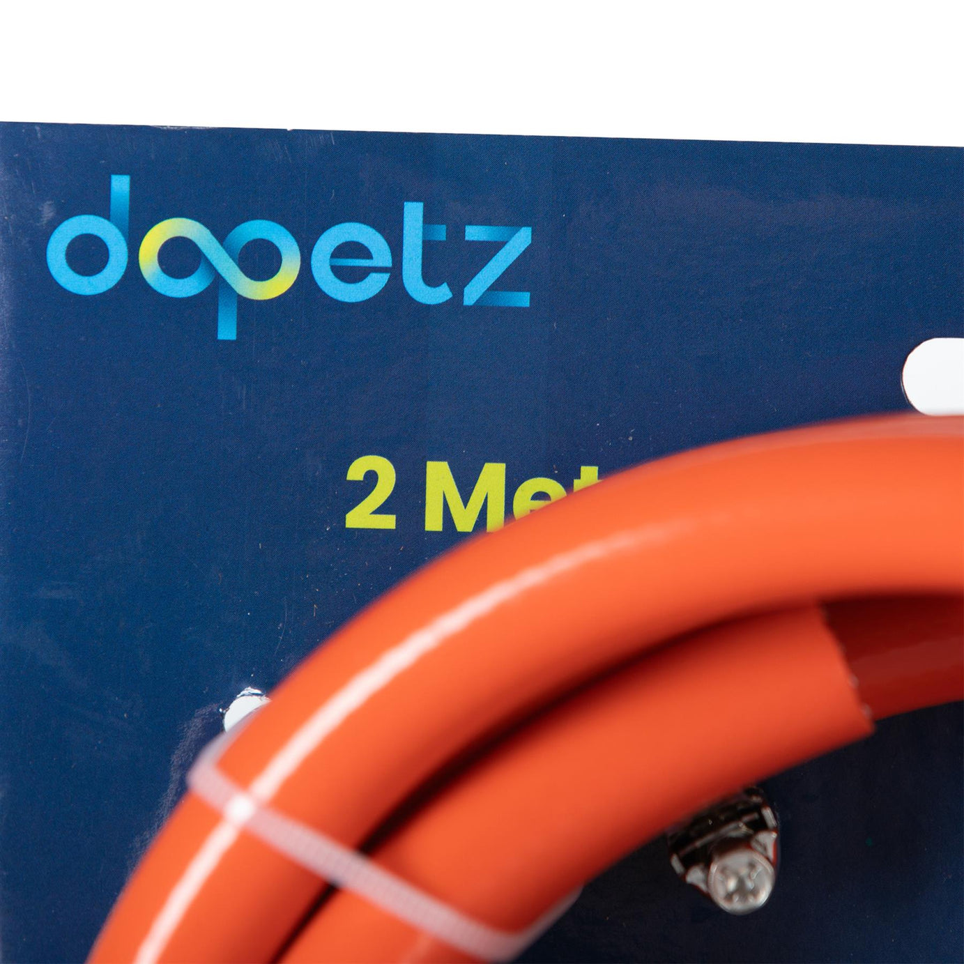 2M LPG Gas Hose 8mm + Clips for Butane/Propane BBQs & Appliances