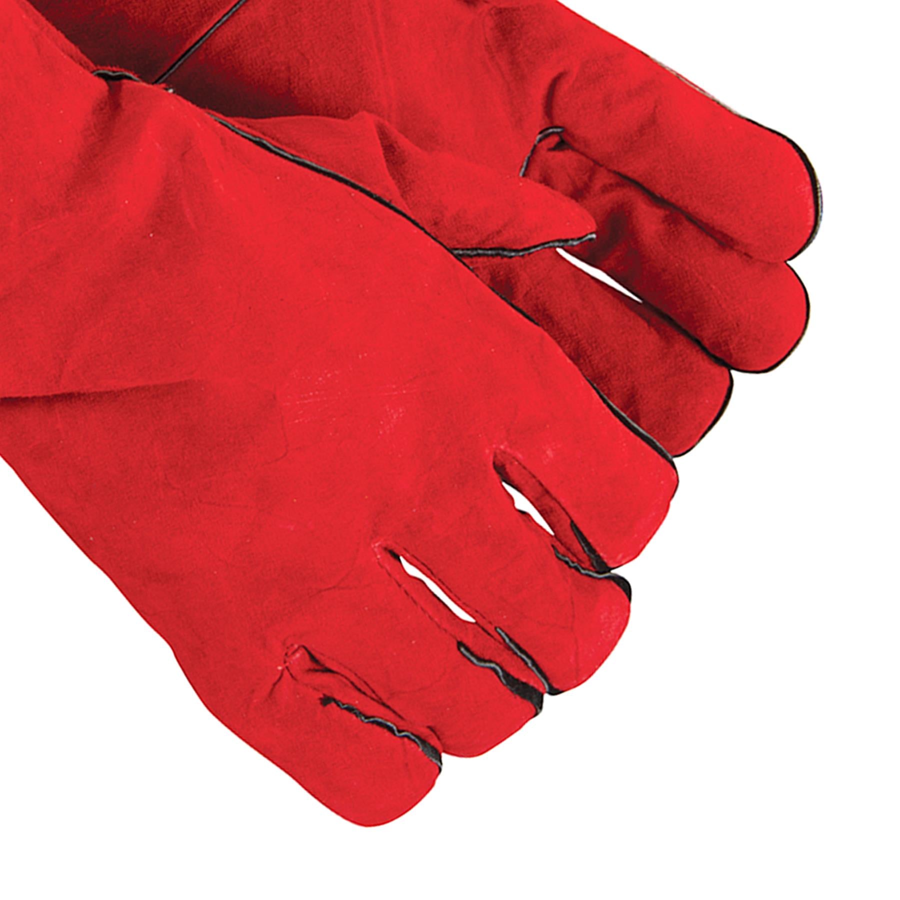 Gauntlet Gloves 14" (350mm) Stove, BBQ, Wood Burning, Logs, Heat Resistant. Welding