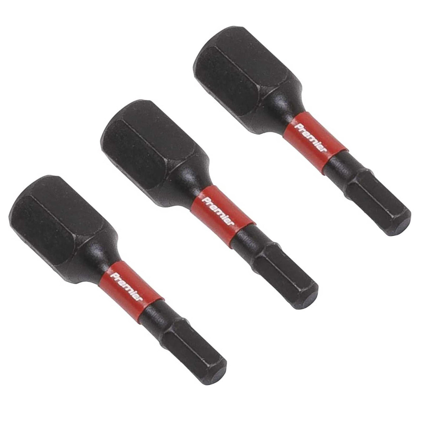 Hex 3mm Impact Power Tool Bits 25mm - 3pc