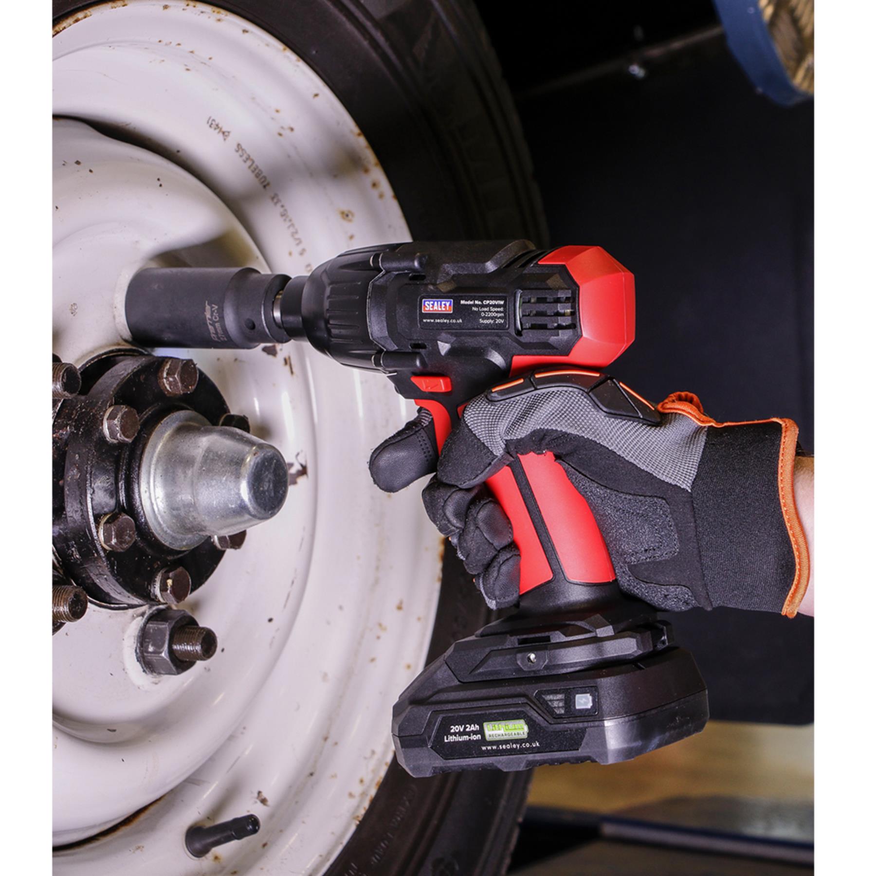 Sealey Impact Wrench 20V 1/2"Sq Drive 230Nm - Body Only