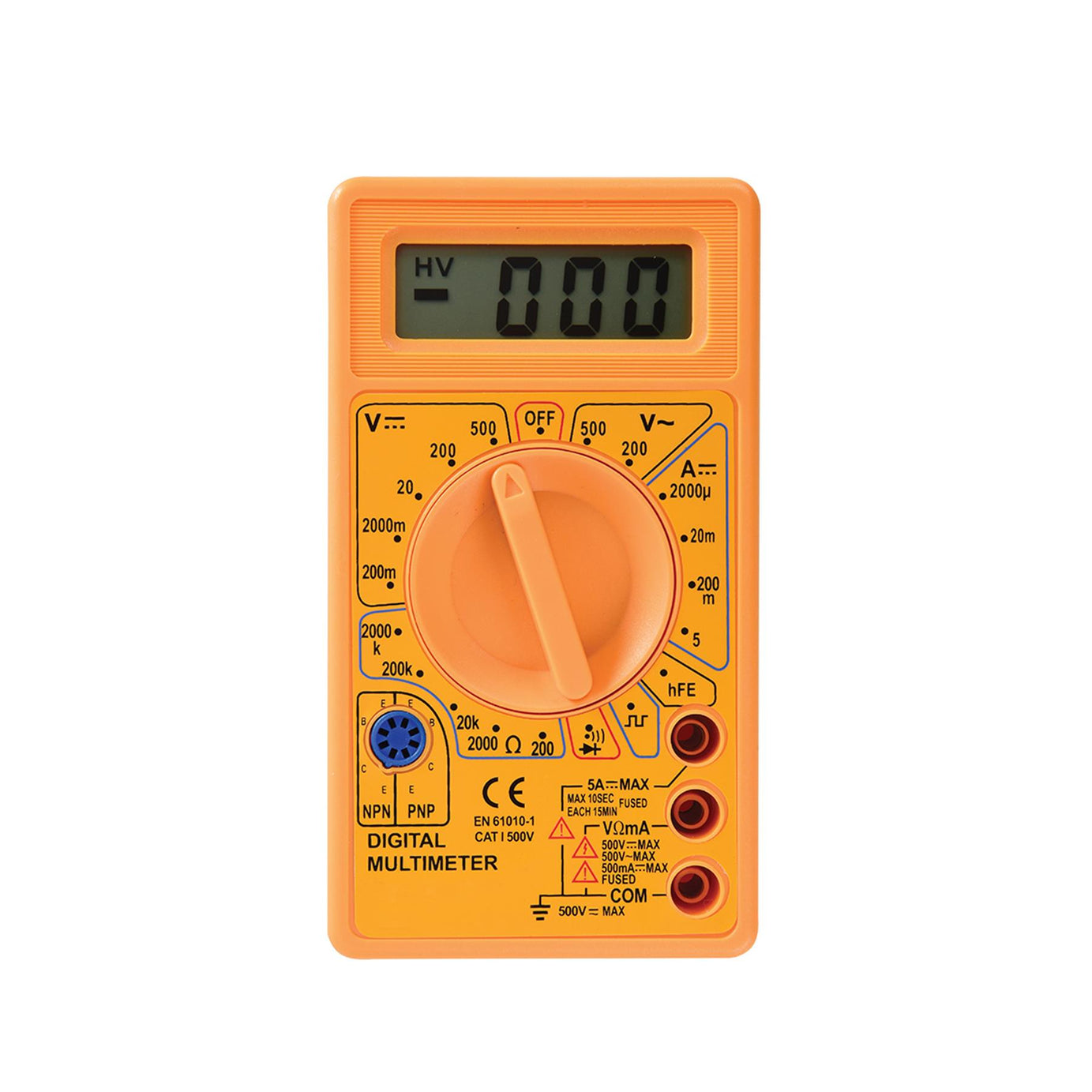 Multimeter Ac & Dc - Electrical Supplied With Test Leads 1