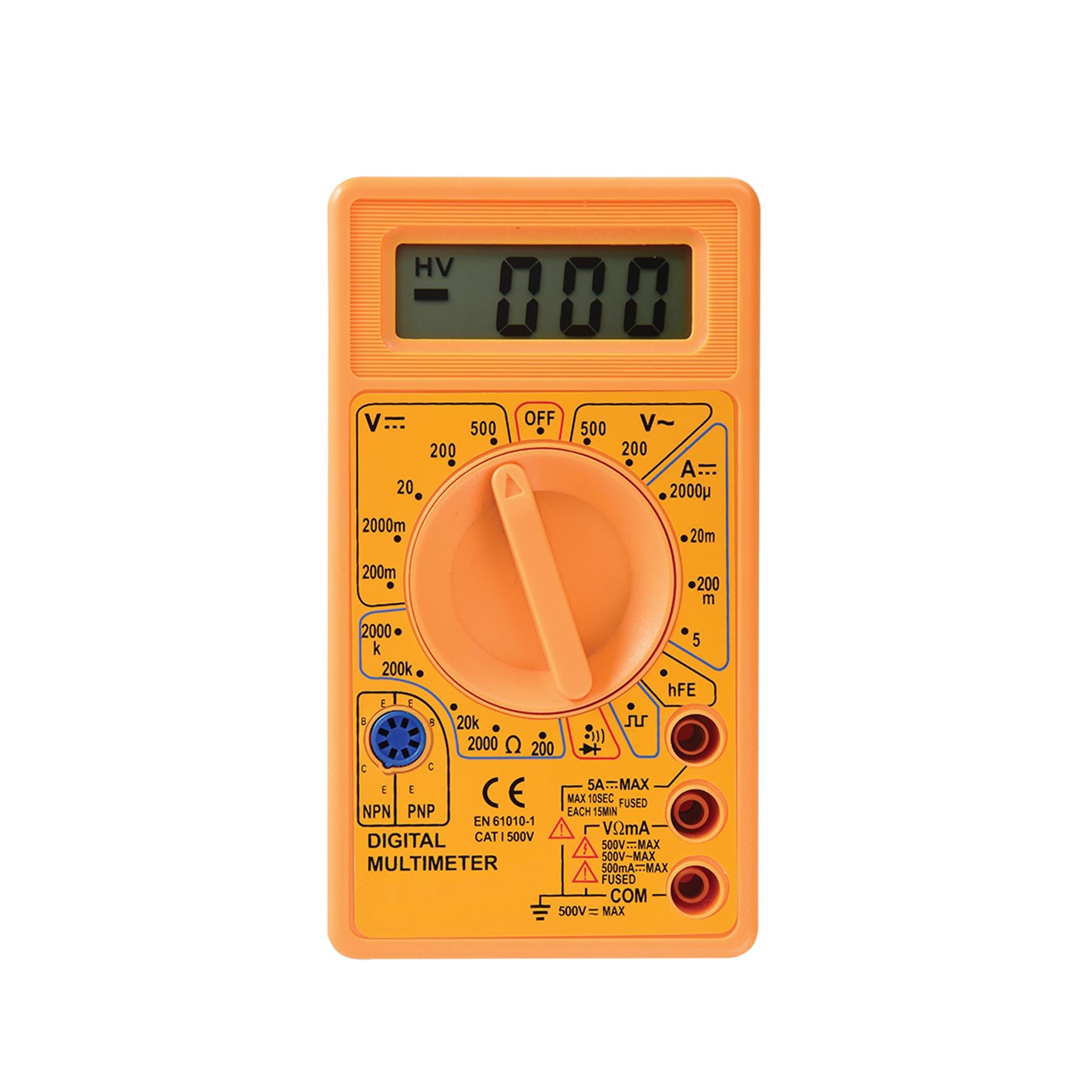 Multimeter Ac & Dc - Electrical Supplied With Test Leads 1