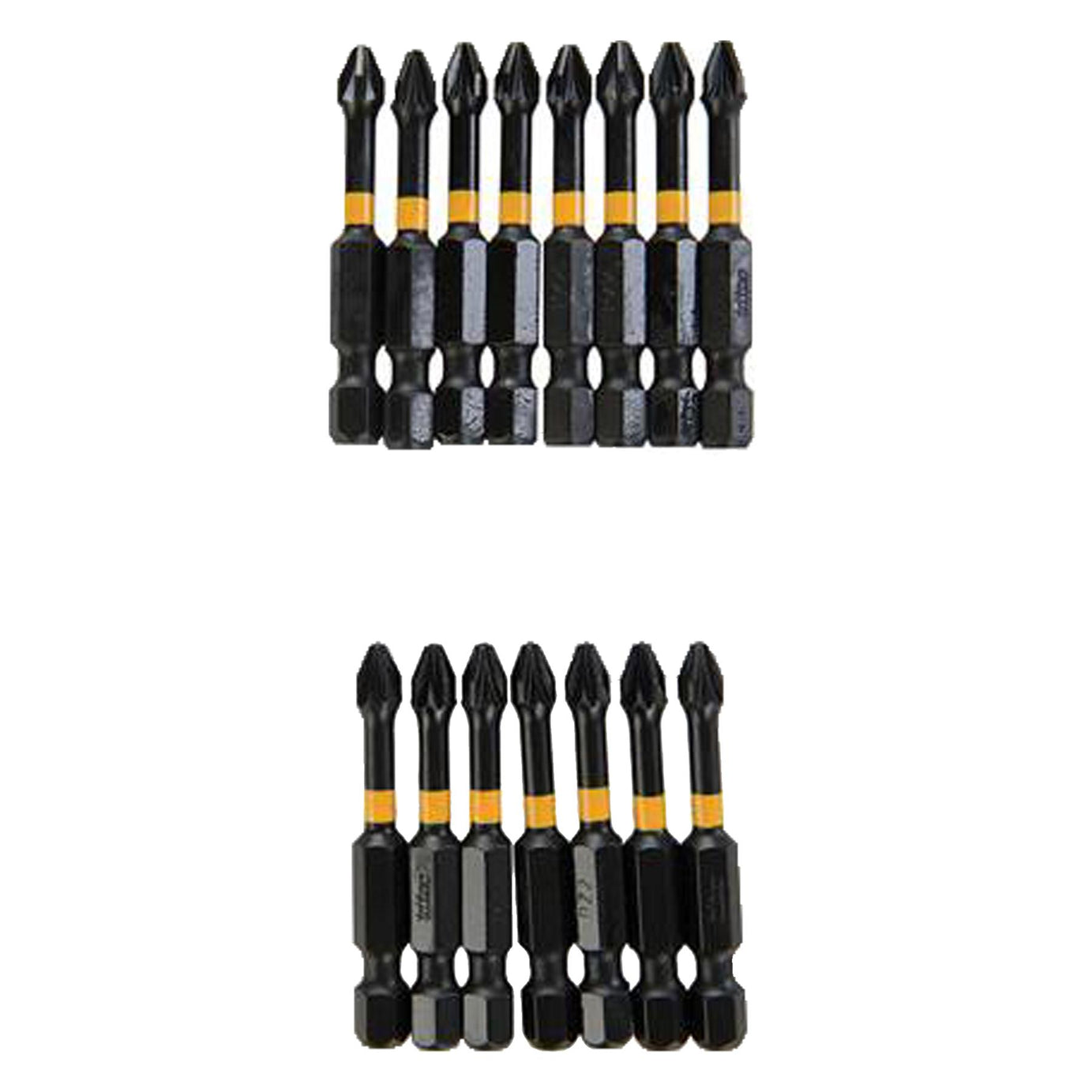 Pozi Screwdriver Impact Bit PZ2 High Torque Premium S2 Steel Drills 50mm 15pcs