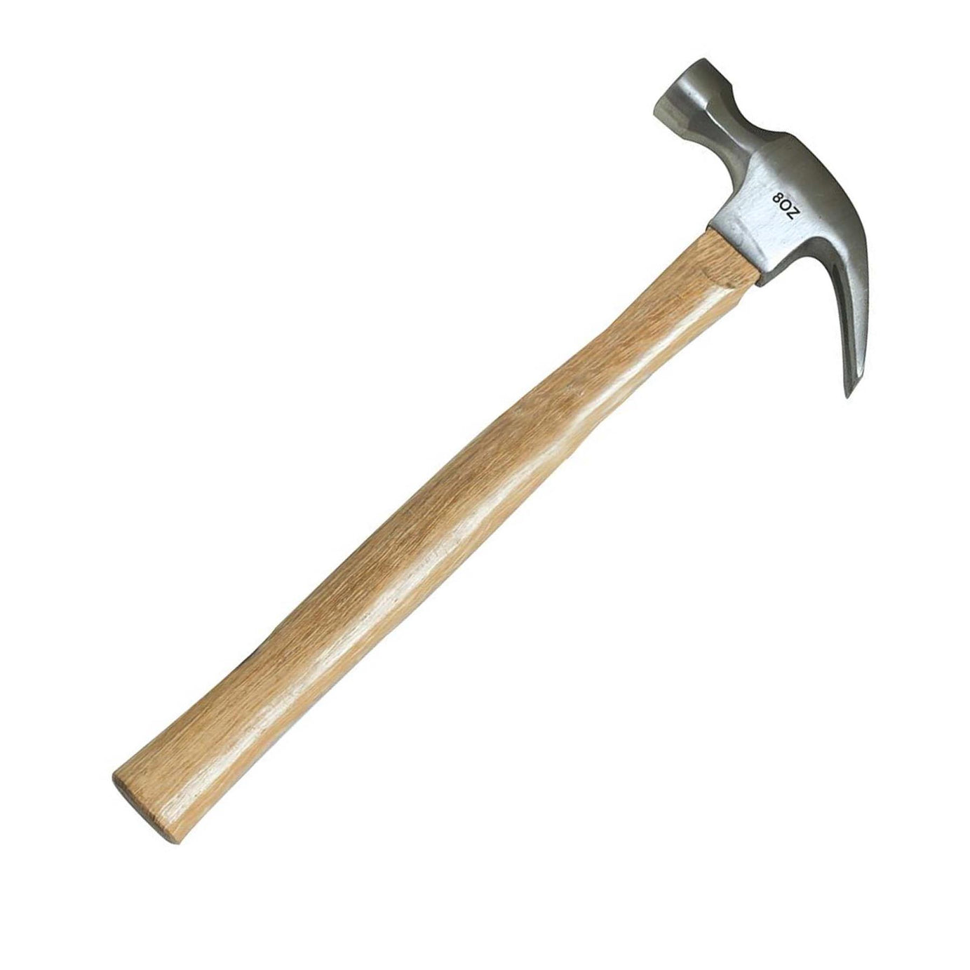 Hardwood Claw Hammer - 8Oz (227G) Strong Forged Steel Nail Pulling DIY