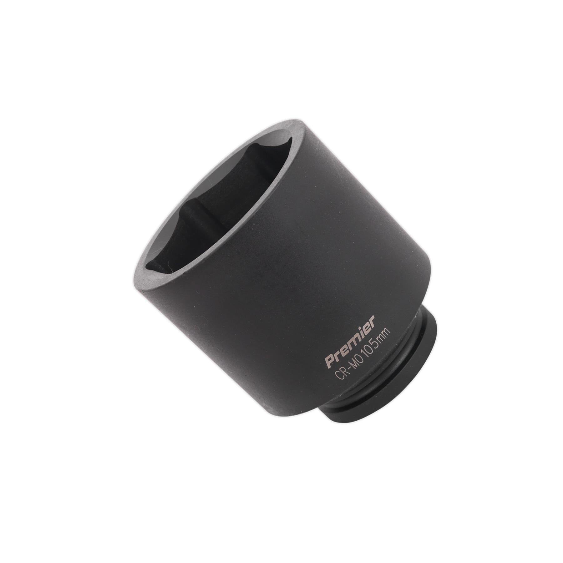 Sealey Impact Socket 105mm Deep 1"Sq Drive Chrome Molybdenum Lifetime Guarantee