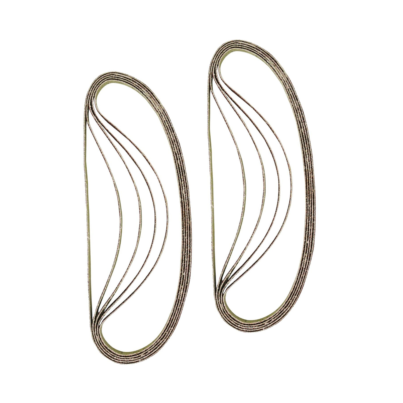 330mm x 10mm 80G Belt Power Finger File Sander Abrasive Sanding Belts 10pk