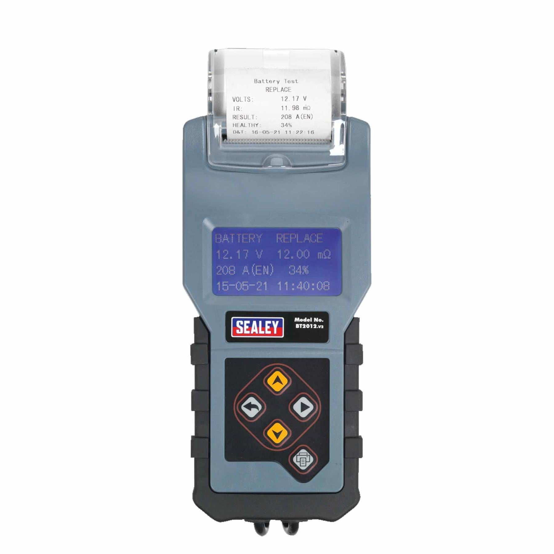 Sealey Digital Battery & Alternator Tester with Printer 12V
