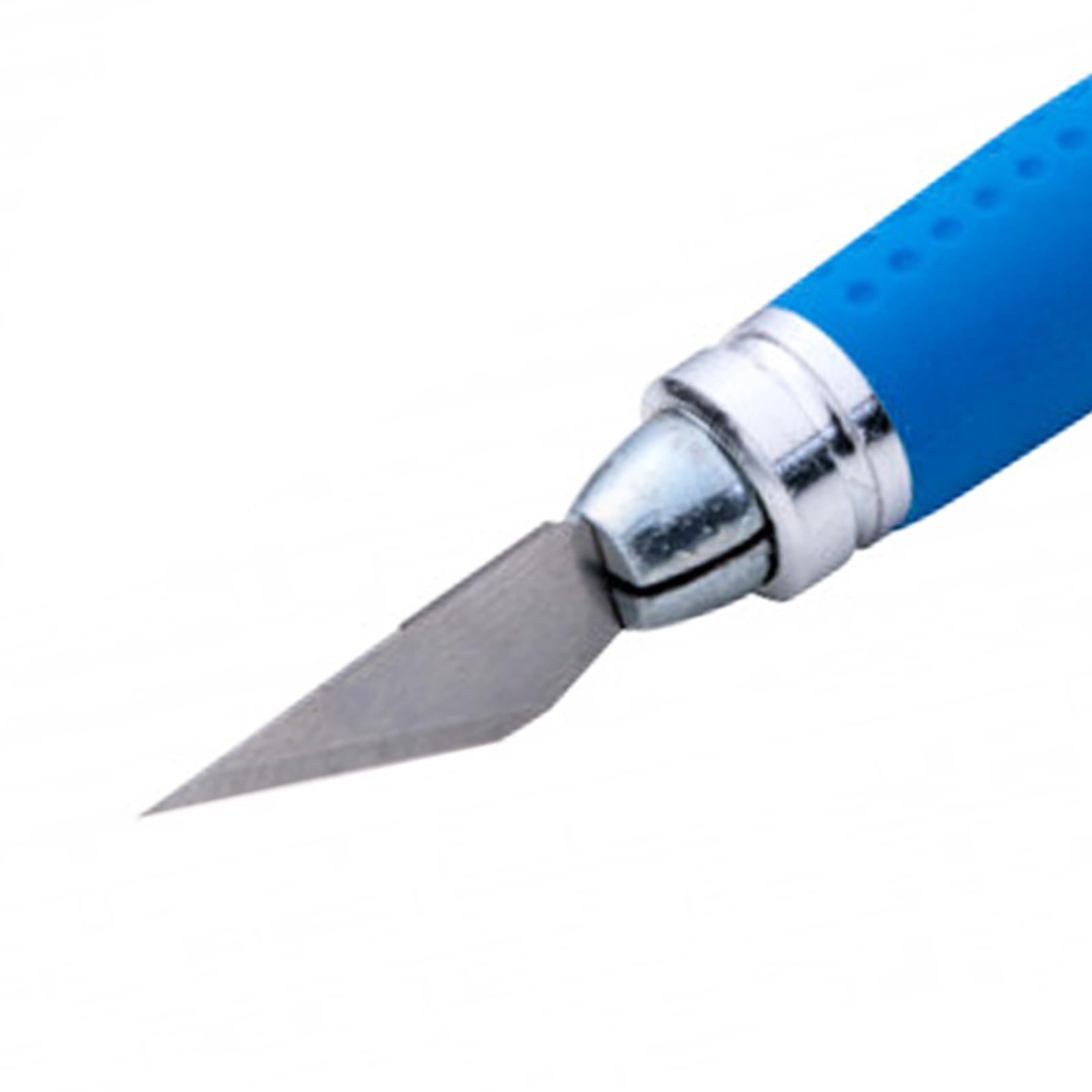 BlueSpot Crafters Companion Soft Grip Handle Precision Cutter for Crafts & 5 Blades