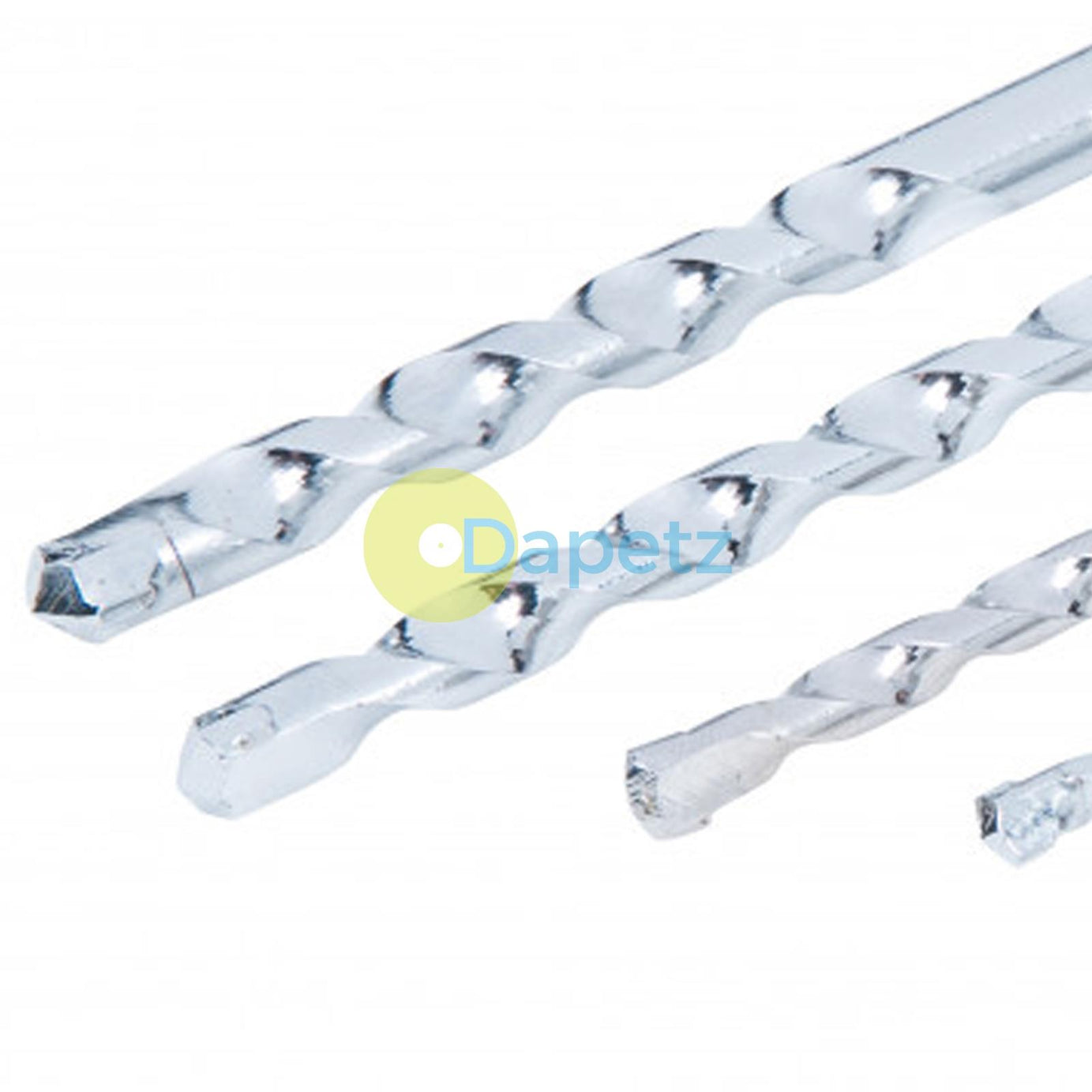 BlueSpot 5 Piece Masonry Drill Bit Set 4-10mm Brick Block Stone Tile Cracked Case