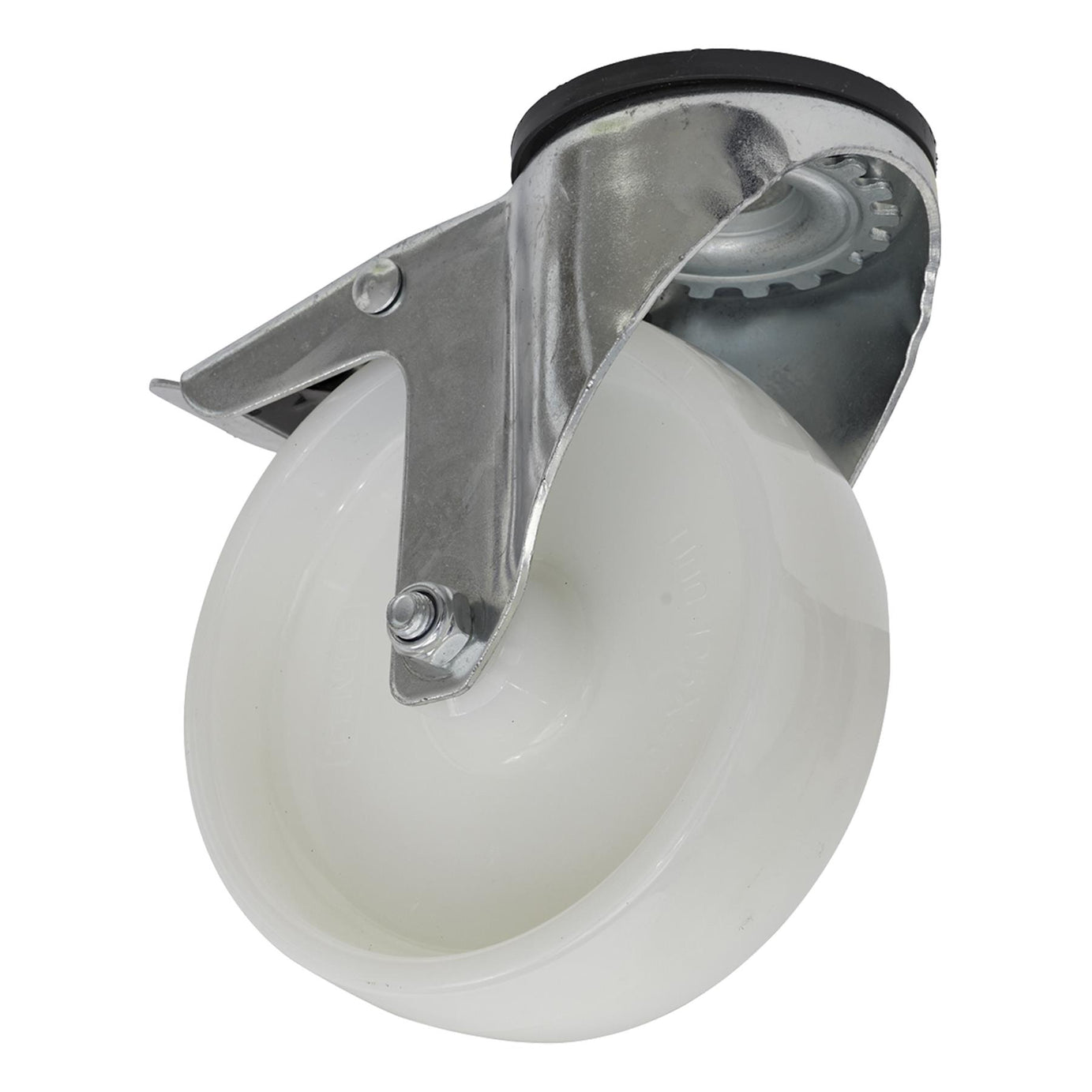 Sealey Castor Wheel Bolt Hole Swivel with Total Lock 125mm