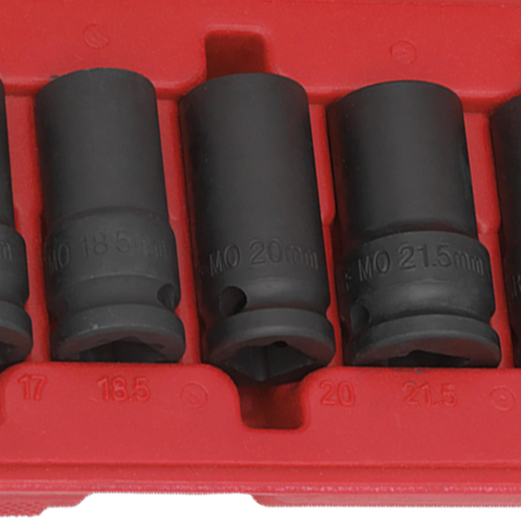 Sealey Locking Wheel Nut Removal Set 8pc 1/2"Sq Drive