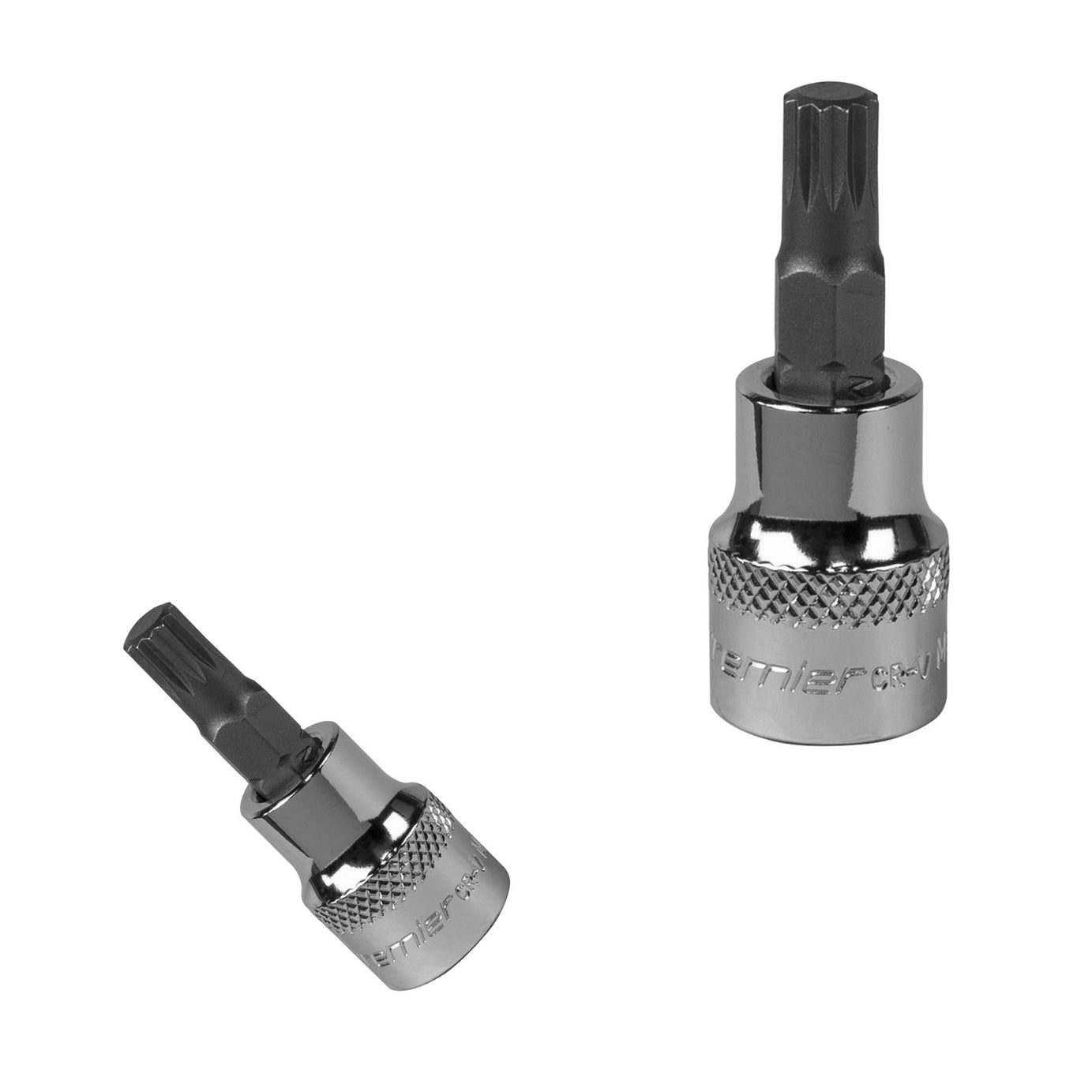 Sealey Spline Socket Bit M9 3/8"Sq Drive Forged Chrome Vanadium Steel