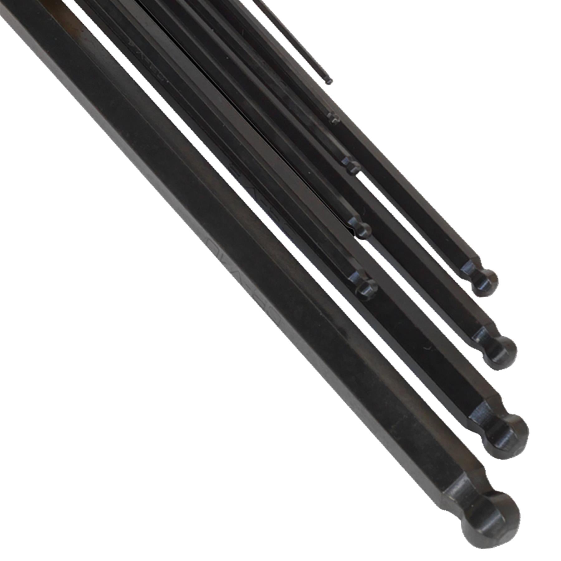 Sealey Ball-End Hex Key Set 9pc Extra-Long Metric