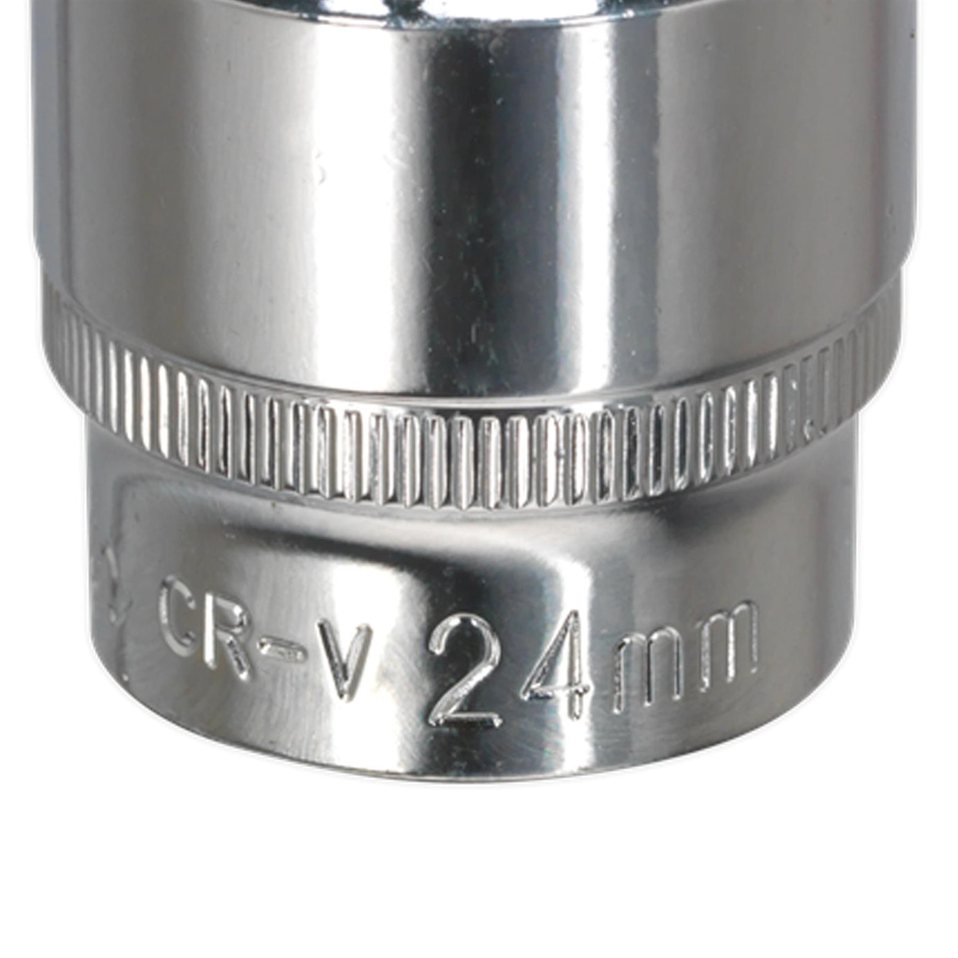 Sealey WallDrive Socket 24mm 3/8"Sq Drive Fully Polished
