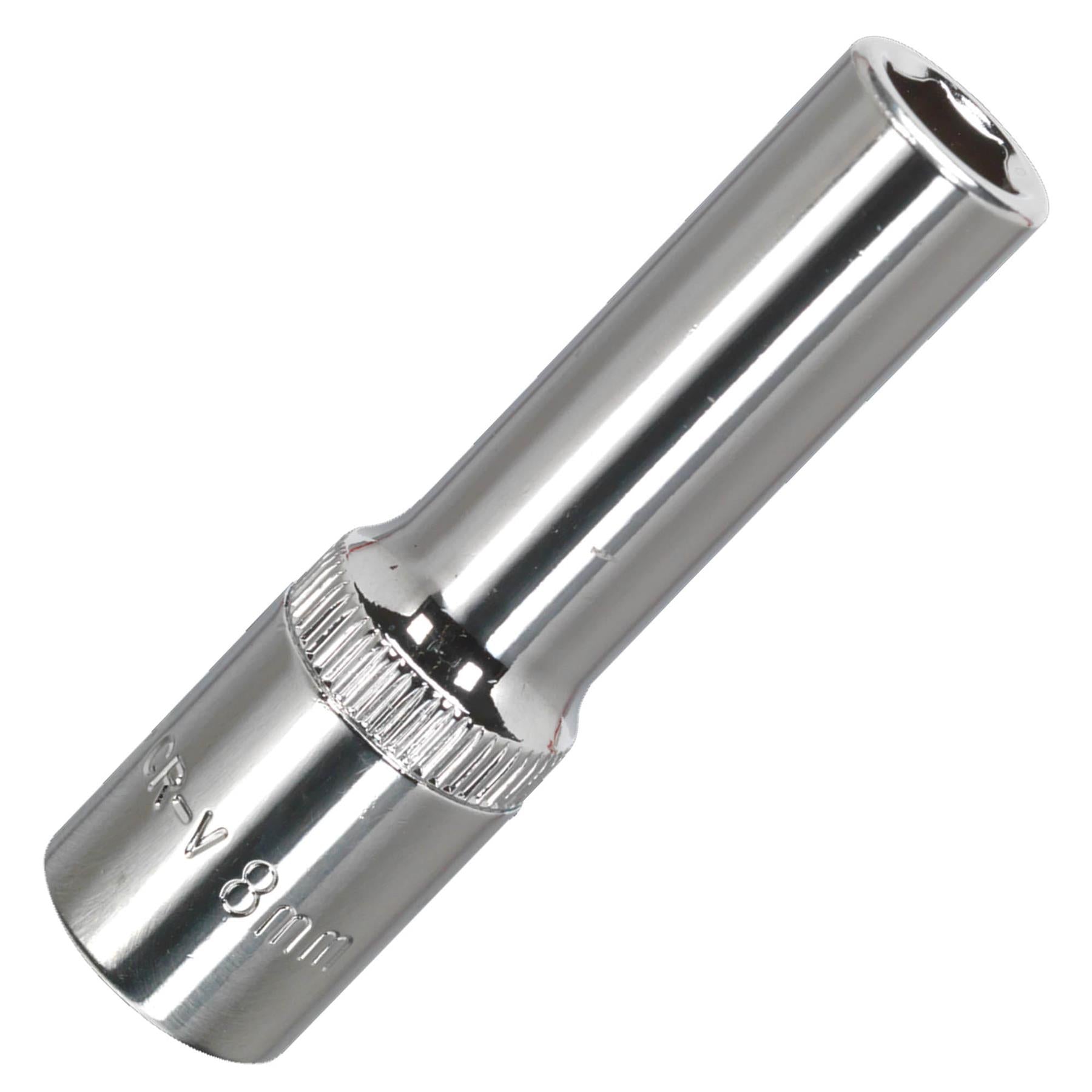 Sealey WallDrive Socket 8mm Deep 3/8"Sq Drive Fully Polished