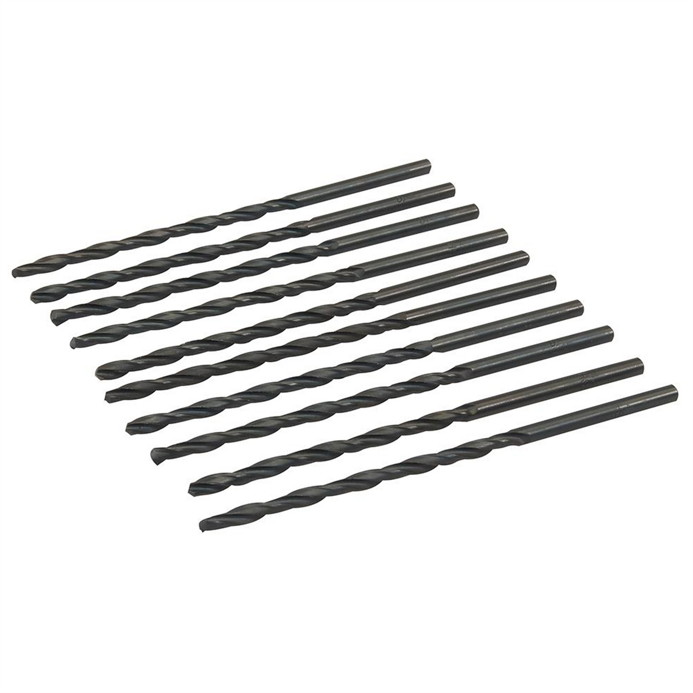 Long HSS Metric Jobber Drill Bits 4.5 x 126mm Metal Steel Wood Plastic 10pk