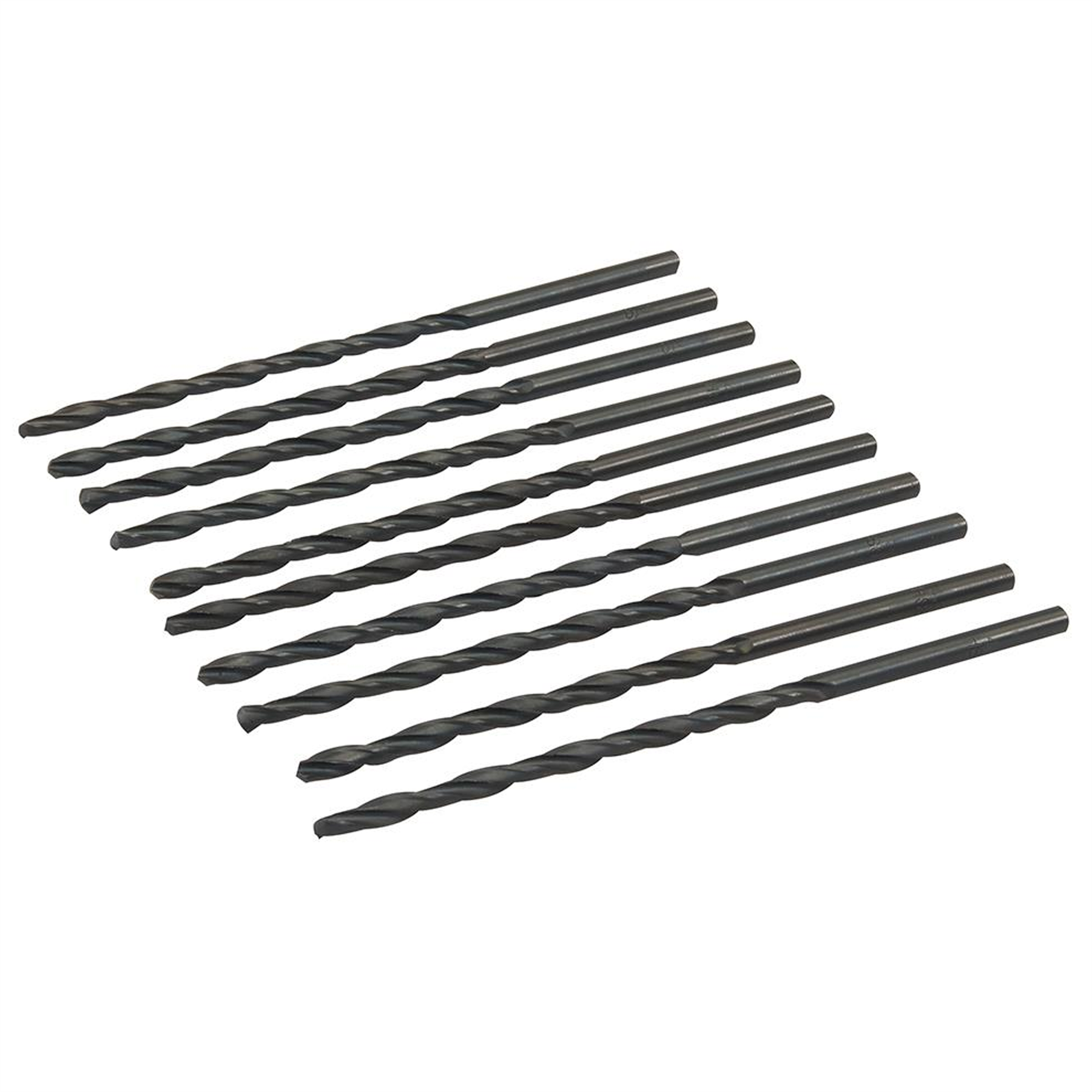 Long HSS Metric Jobber Drill Bits 4.5 x 126mm Metal Steel Wood Plastic 10pk