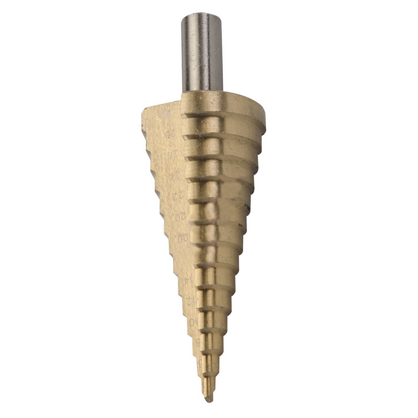 Titanium-Plated Hss Step Drill Bit 4mm - 30mm DIY Tools Produces Accurate Holes
