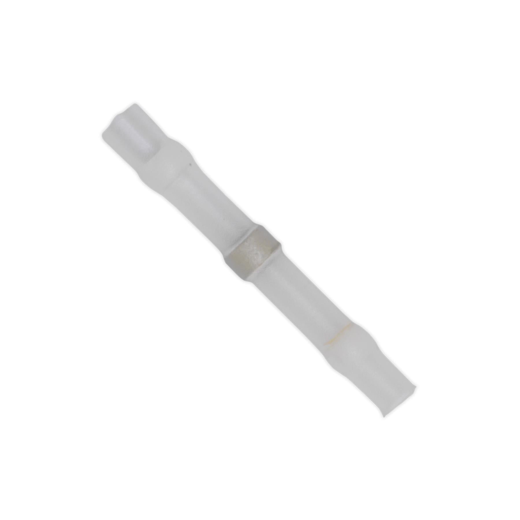 Sealey Heat Shrink Butt Connector 24-22 AWG White Pack of 25