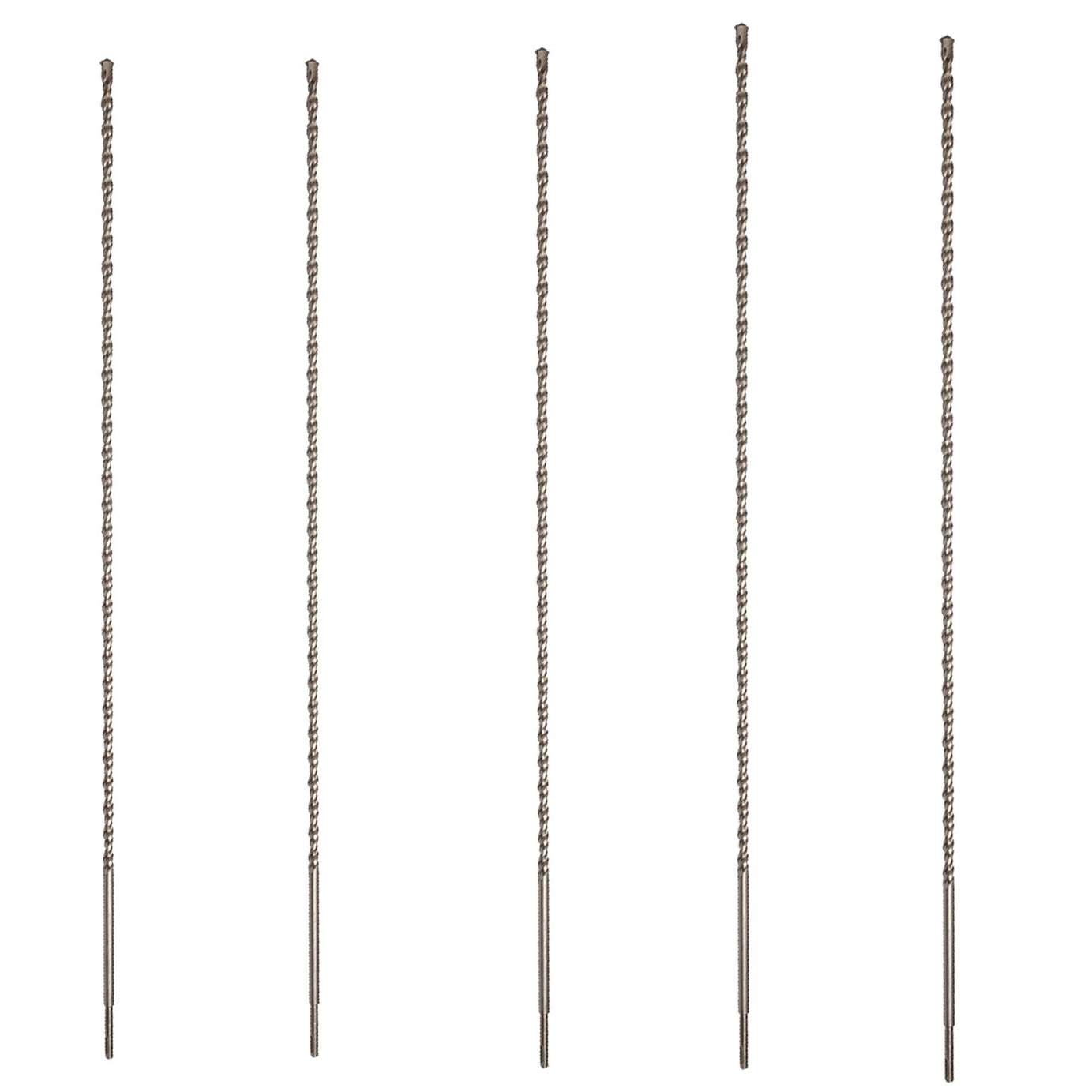 5 x SDS+ PLUS MASONRY DRILL BIT 16 x 1000mm, TUNGSTEN CARBIDE TIP, FOR STONE CONCRETE BRICK