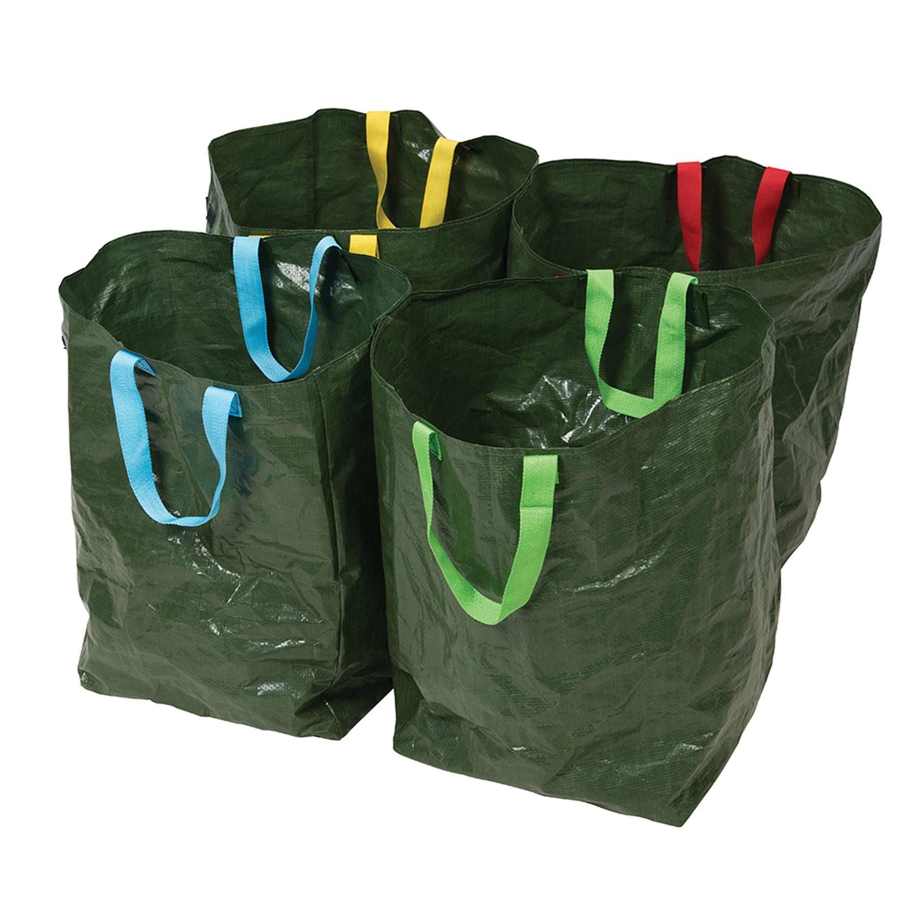 Durable Recycling Bags Uv-Stabilised / Waterproof & Tear Proof 4Pk 400X320X320mm
