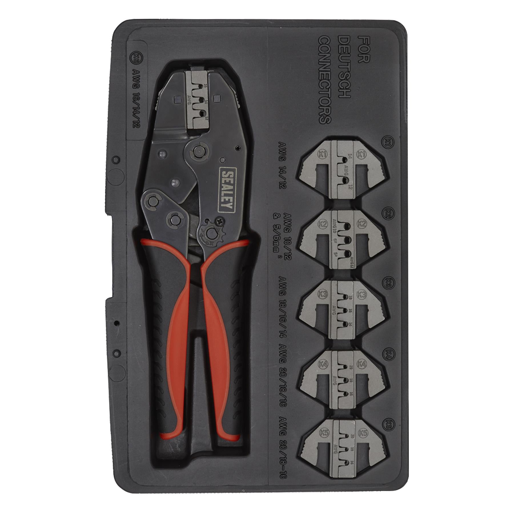 Sealey Deutsch Connector Plier Set 7pc