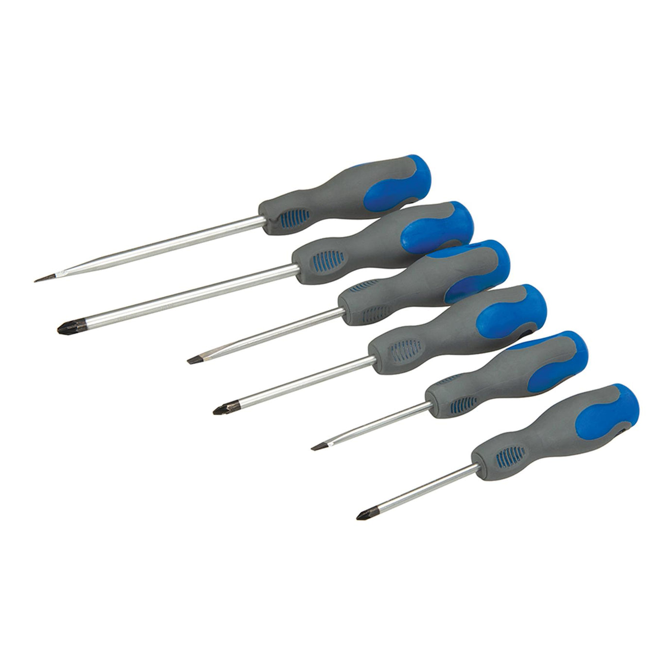 18Pce Soft-Grip Screwdriver Set - 10 Precision 8 Standard Includes Storage Unit