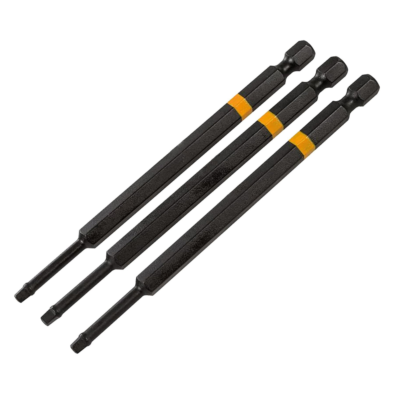 Square Screwdriver Impact Bit R2 High Torque Premium S2 Steel Drills 110mm 3pc