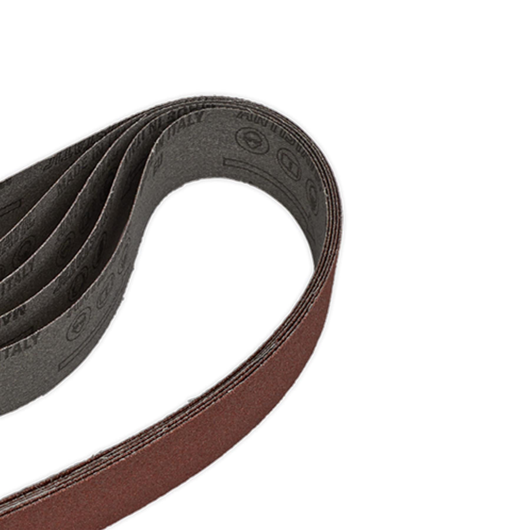 Sealey Sanding Belt 30 x 540mm 80Grit Pack of 5
