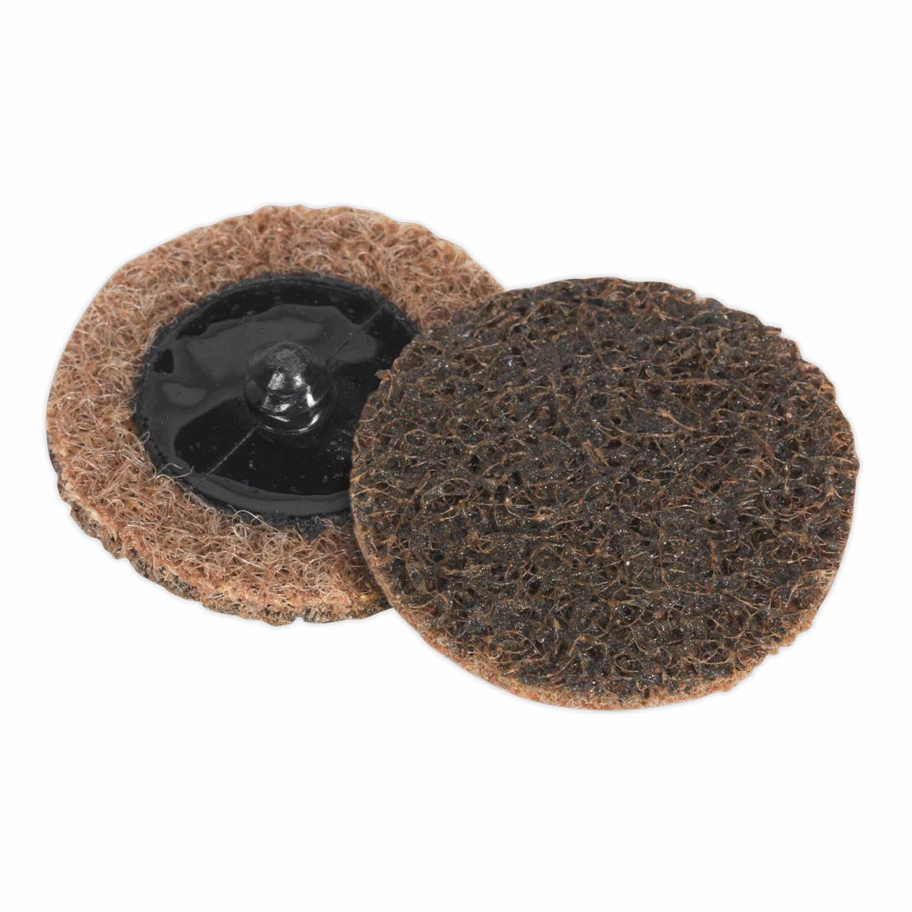 Sealey Quick-Change Preparation Pad 50mm Coarse Pack of 10