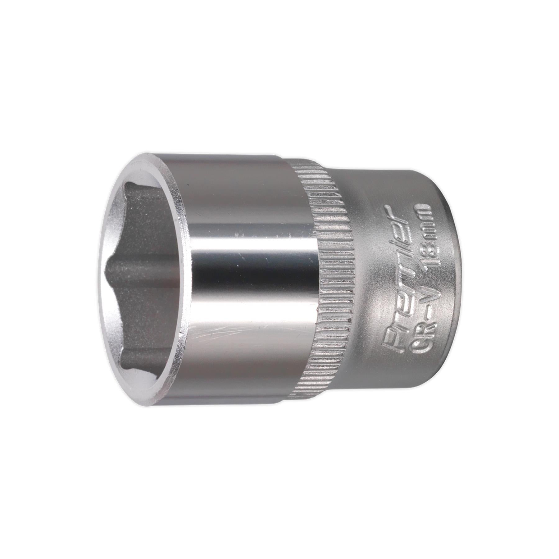 Sealey WallDrive� Socket 18mm 3/8"Sq Drive