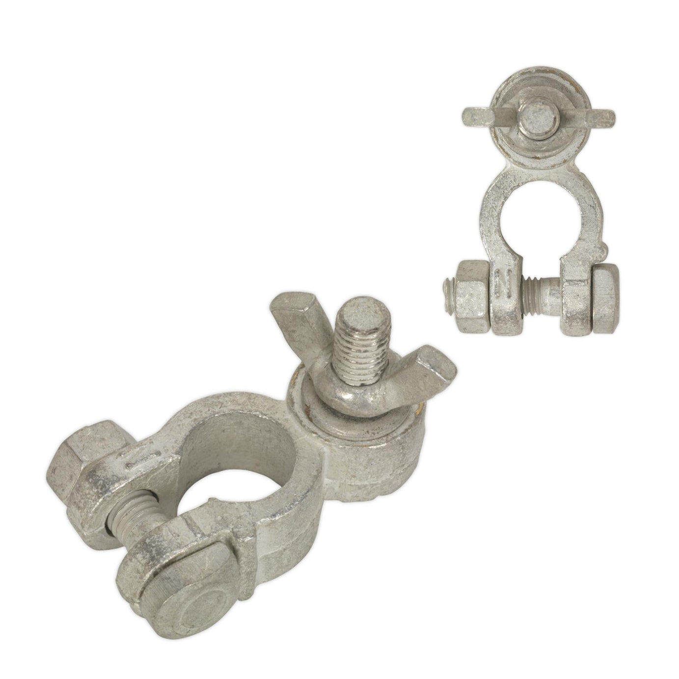 Sealey Battery Terminal - Post,Washer & Wing Nut 24V Neg Pk of 5