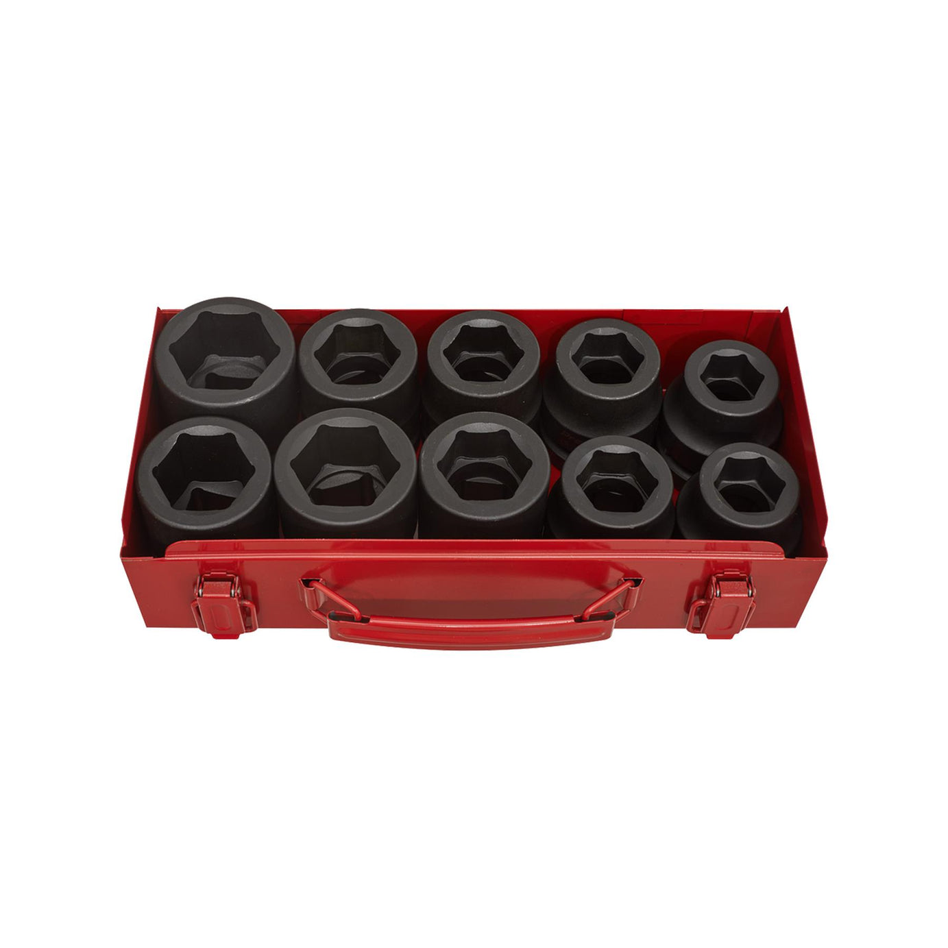 Sealey Impact Socket Set 10pc 1"Sq Drive Metric/Imperial Chrome Molybdenum Steel