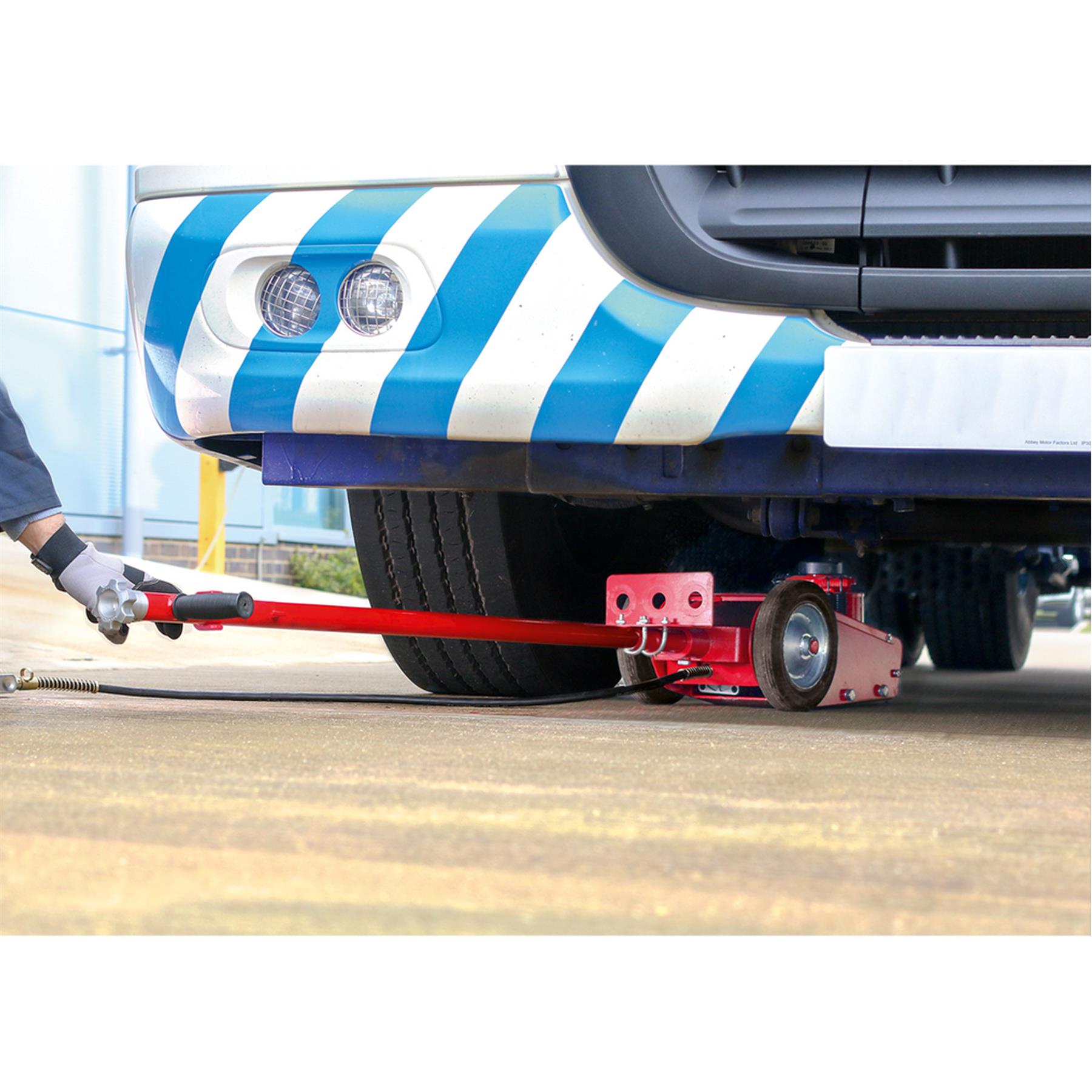 Sealey Air Operated Trolley Jack 20tonne -Single Stage Powerful & Reliable