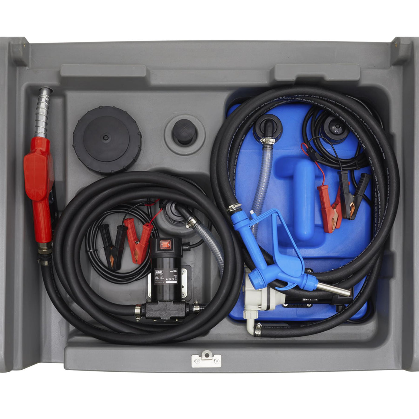 Sealey Combi Fuel Tank 400L/50L Portable Not suitable for petrol.