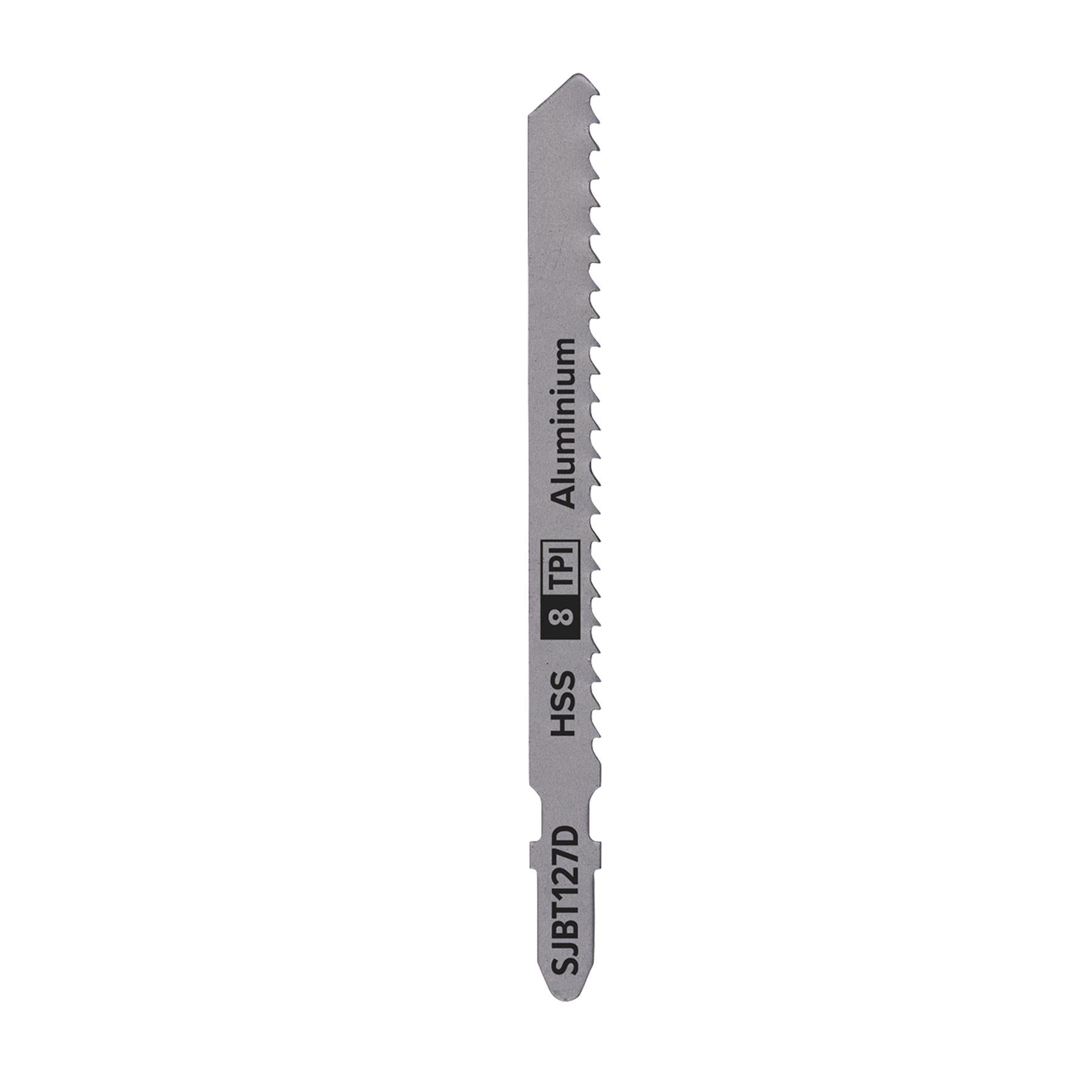 Sealey Jigsaw Blade Aluminium 100mm 8tpi - Pack of 5