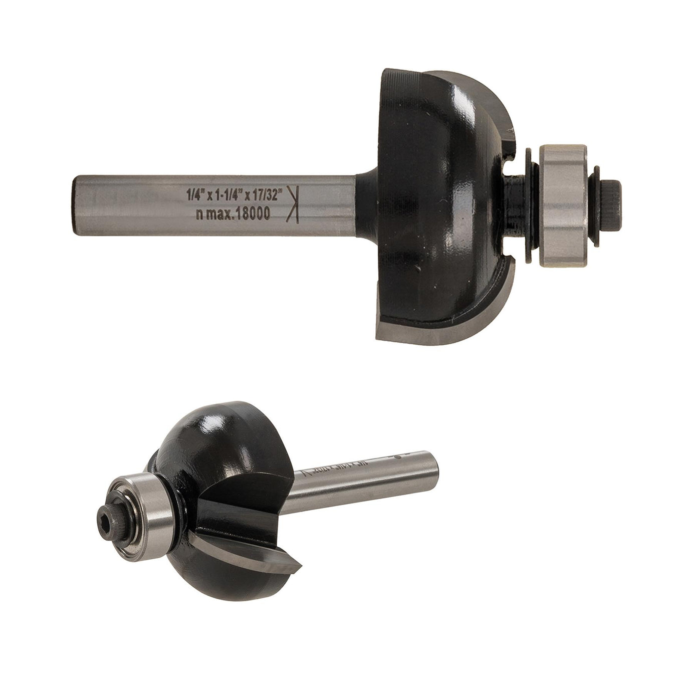 1/4" Cove Bit 1 1/4" X 17/32" Premium Tungsten Carbide Cutting Edges New