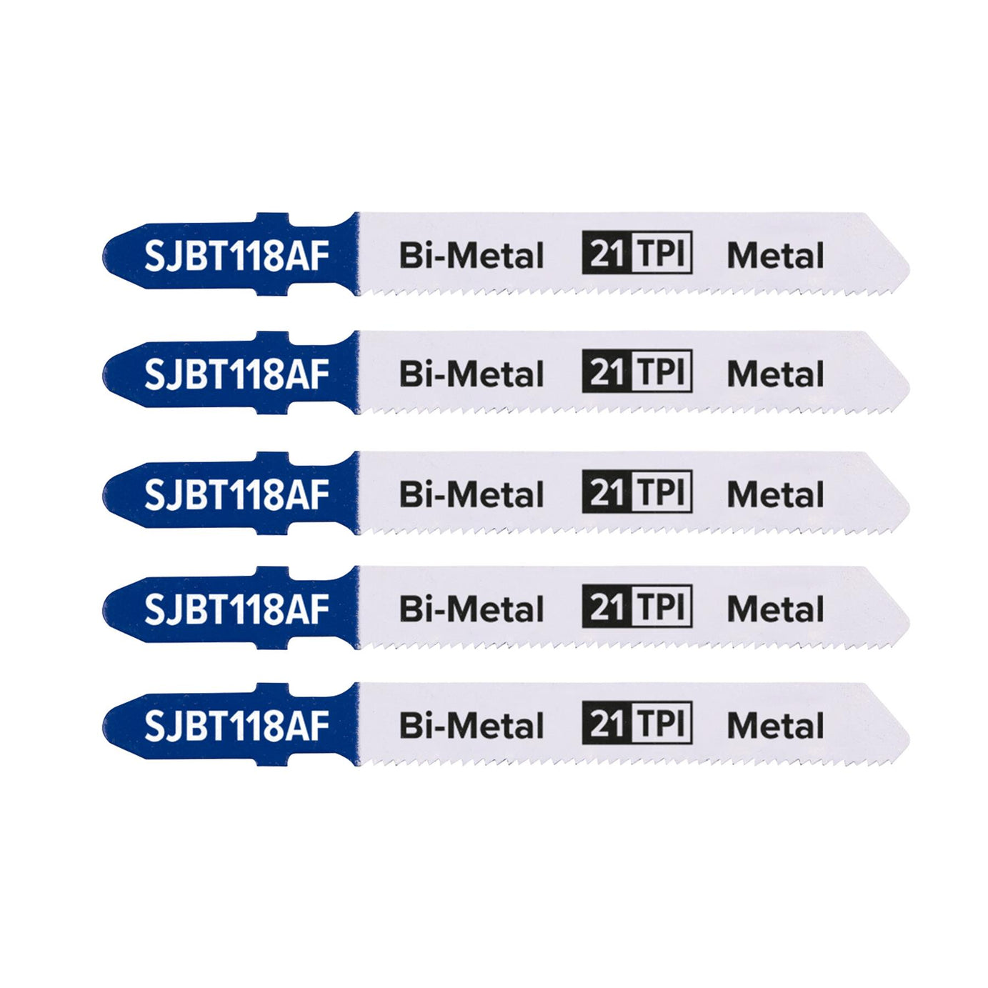 Sealey Jigsaw Blade Metal 75mm 21tpi - Pack of 5