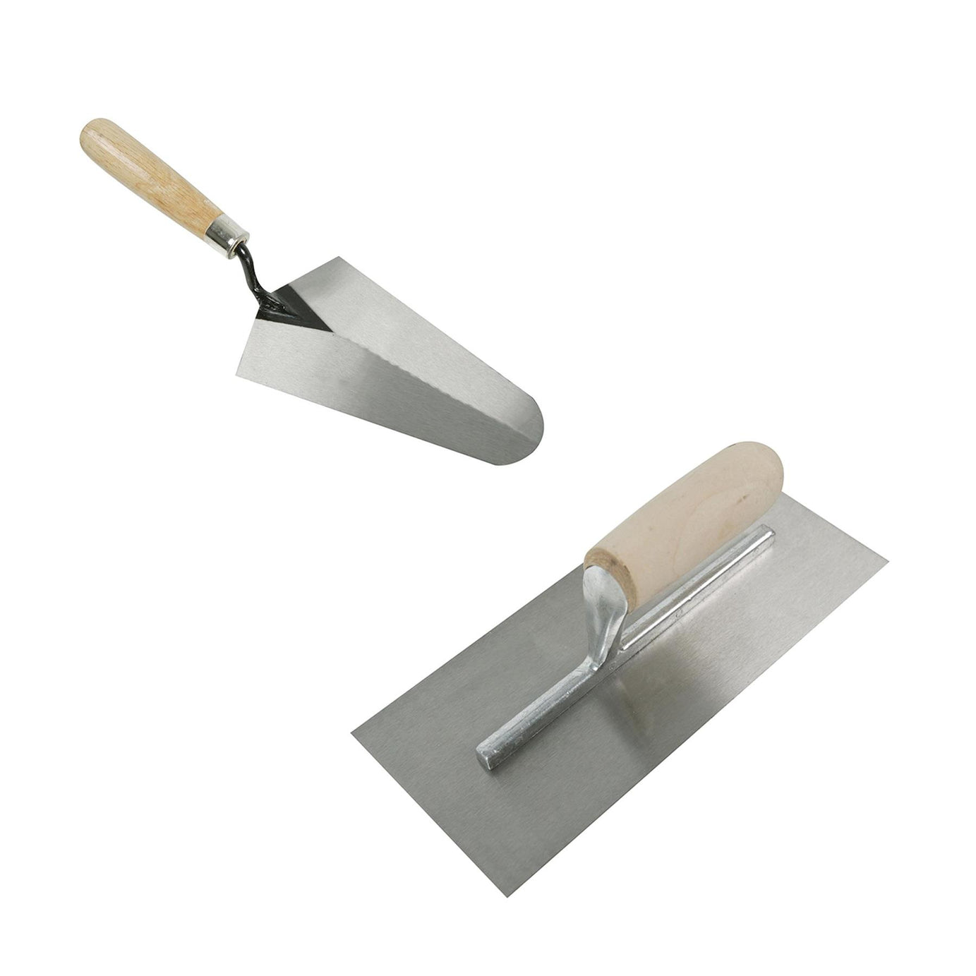 5Pce Tradesmans Trowel Set DIY Tools steel blades & comfortable wooden handles